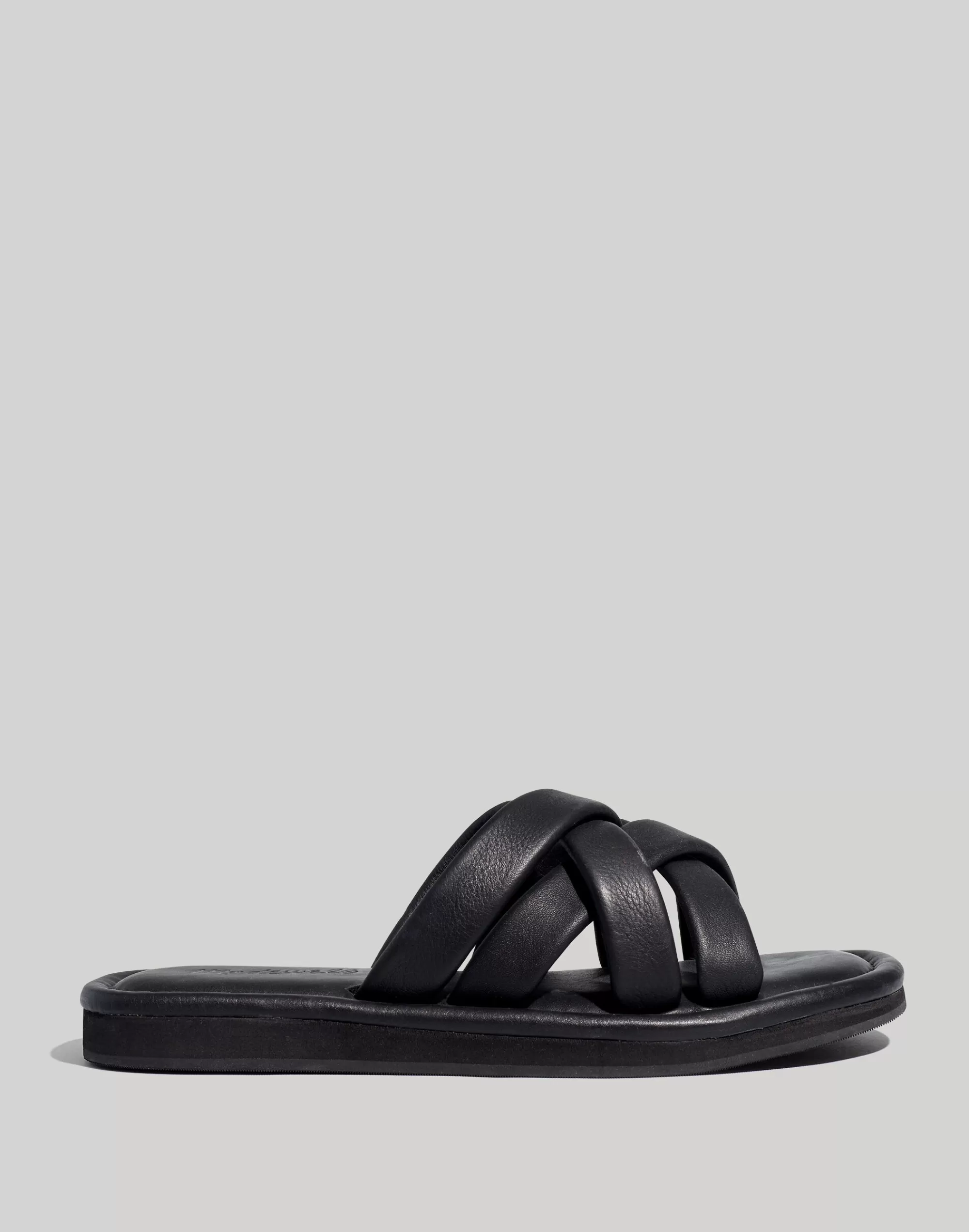 Madewell Sandals>The Leeandra Slide Sandal True Black