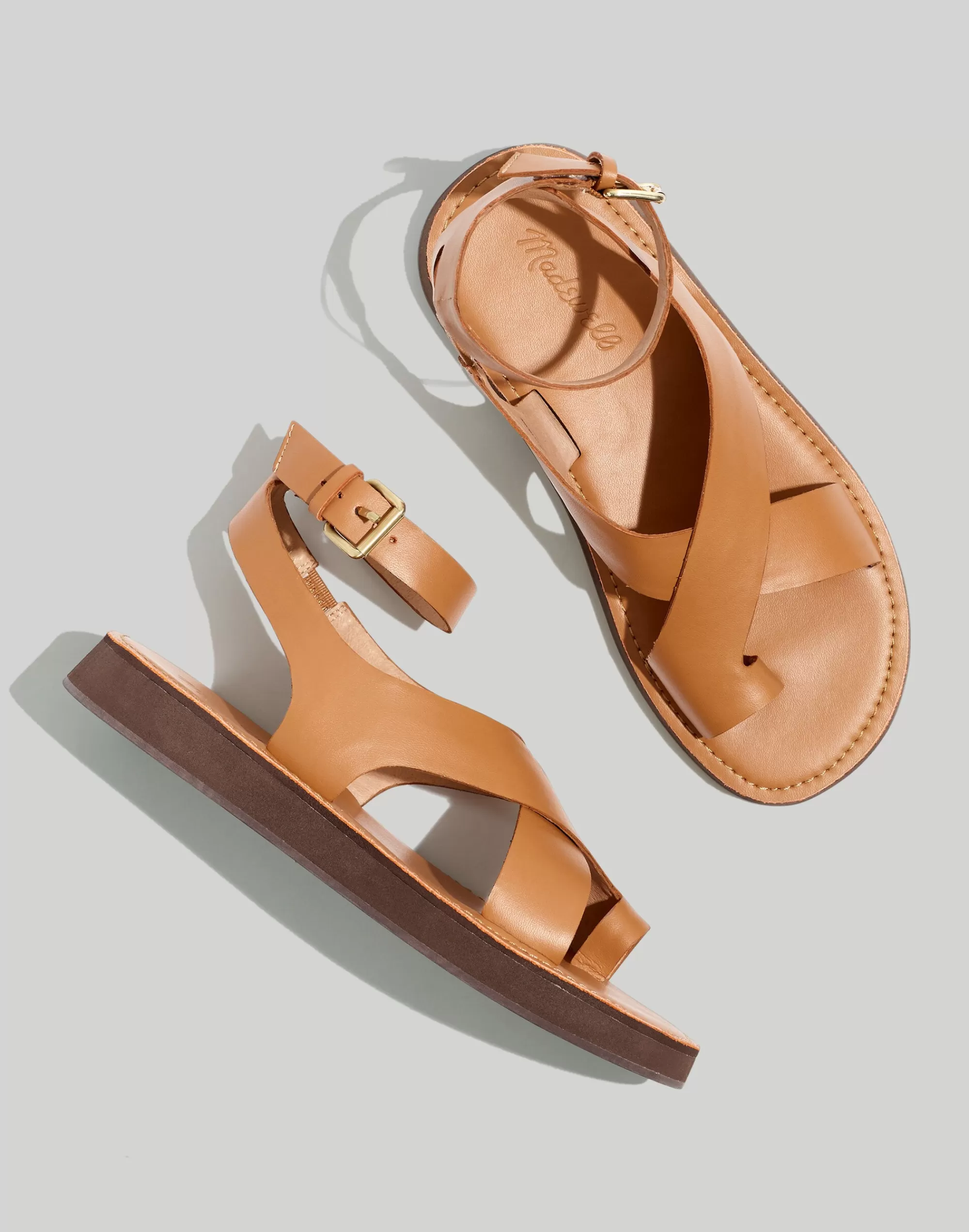 Madewell Sandals>The Natasha Flatform Sandal Desert Camel