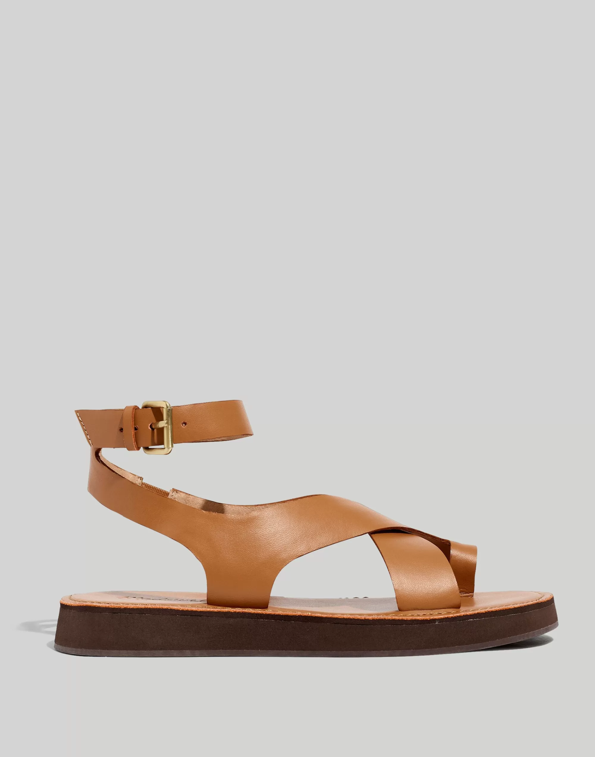 Madewell Sandals>The Natasha Flatform Sandal Desert Camel