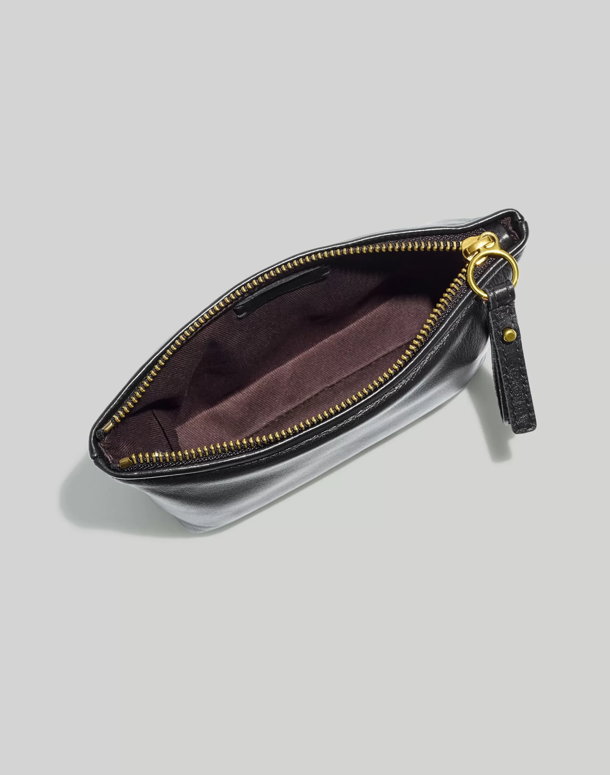 Madewell Pouches & Wallets>The Piazza Zip Pouch True Black