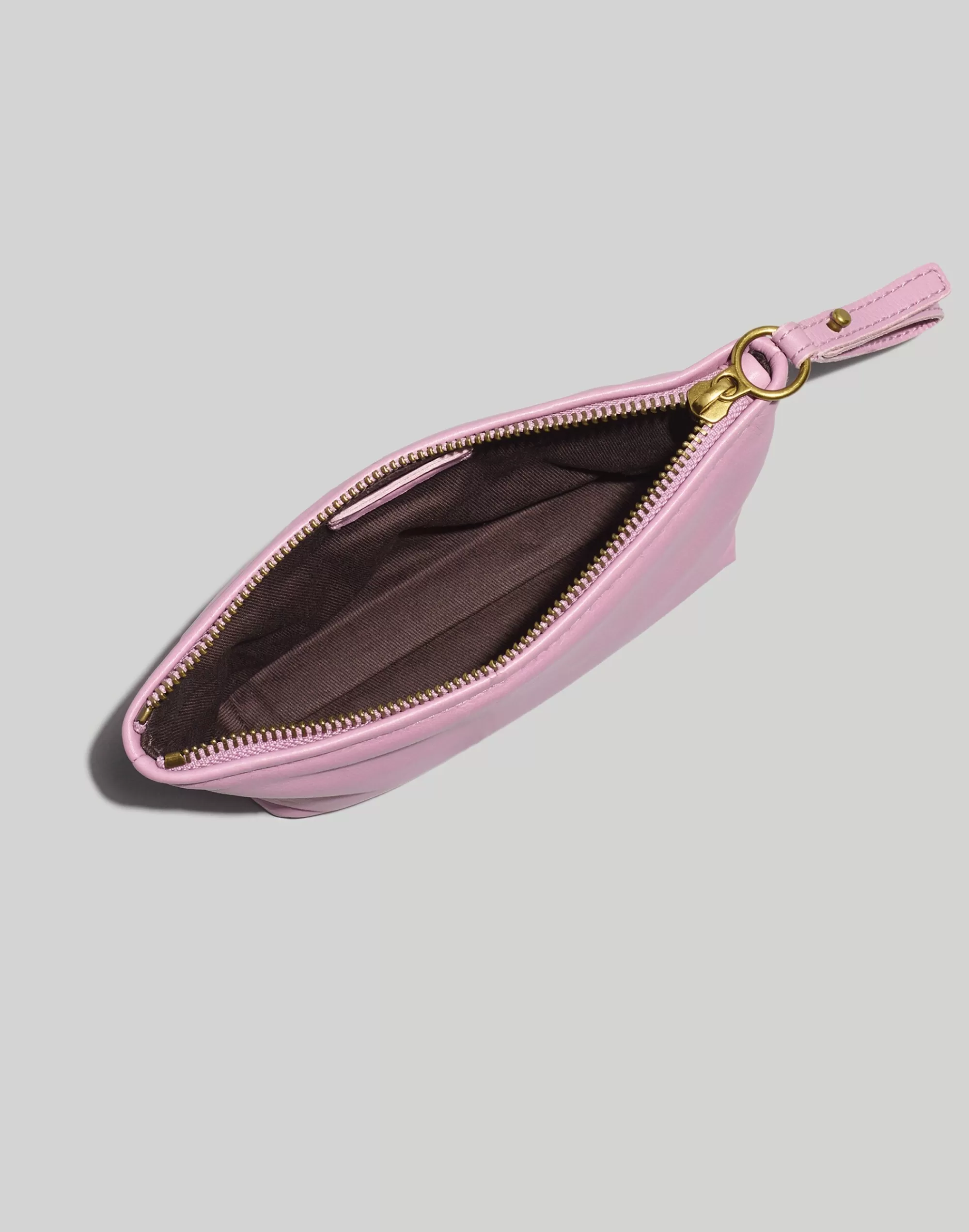 Madewell Pouches & Wallets>The Piazza Zip Pouch Vibrant Lilac