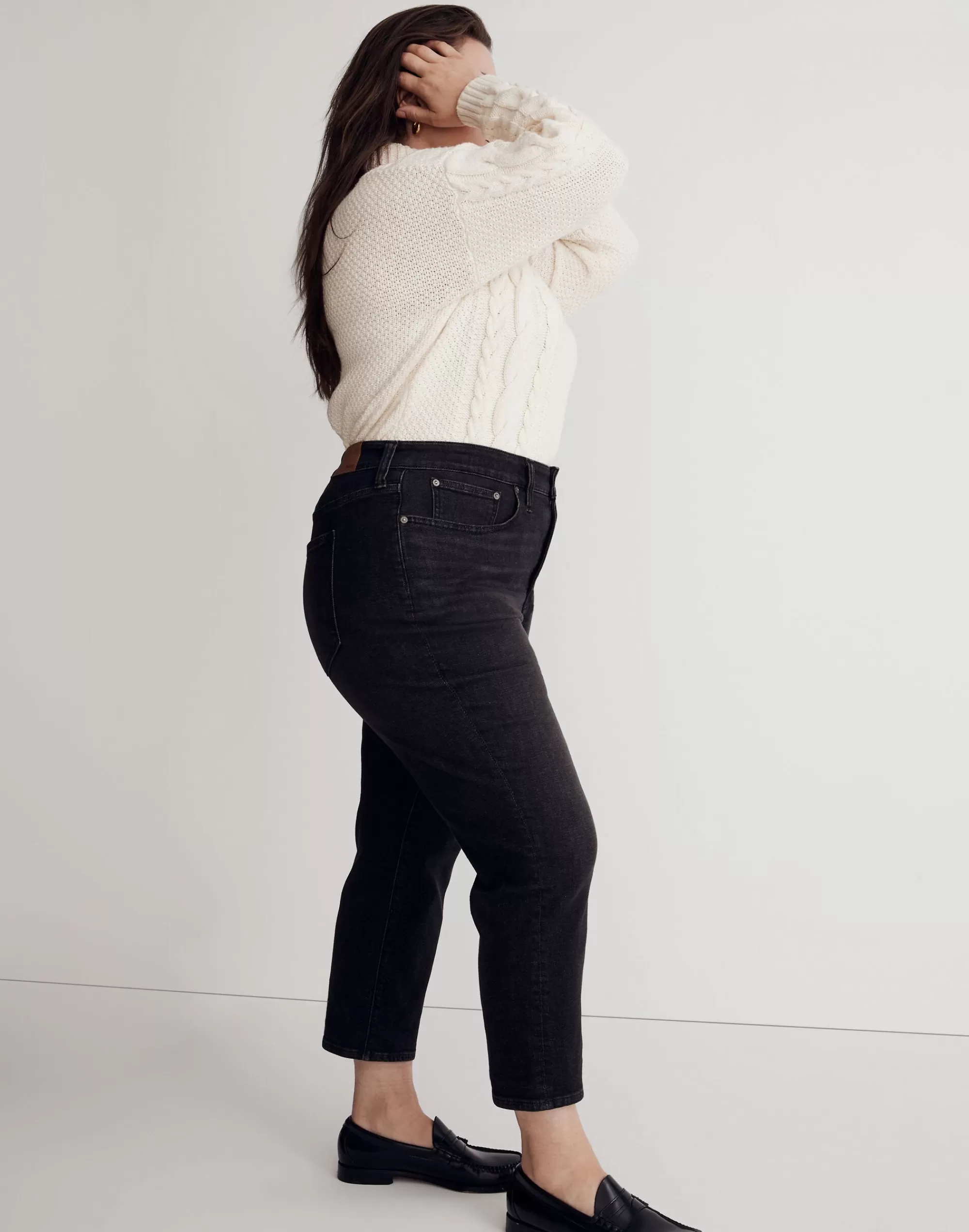 Madewell Perfect Vintage Jeans>The Plus Momjean In Hillshore Wash