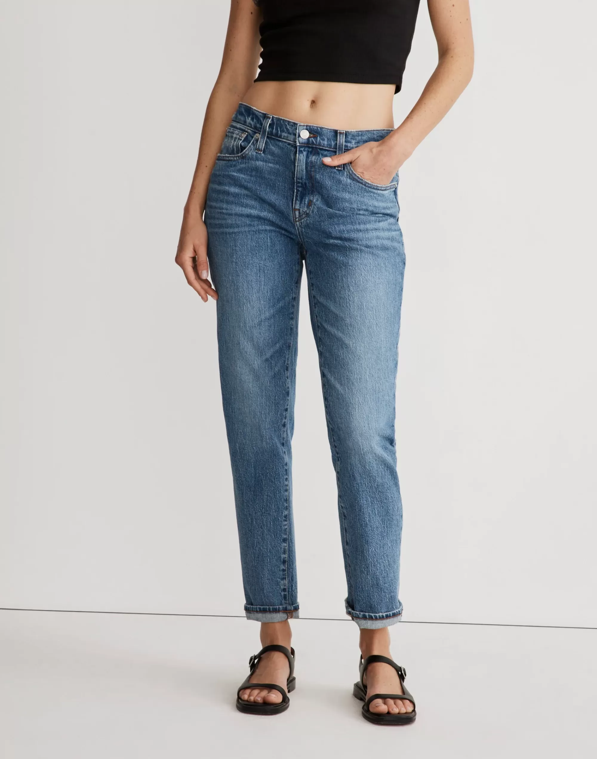 Madewell Boyjeans>The Slim Boyjean In Werth Wash