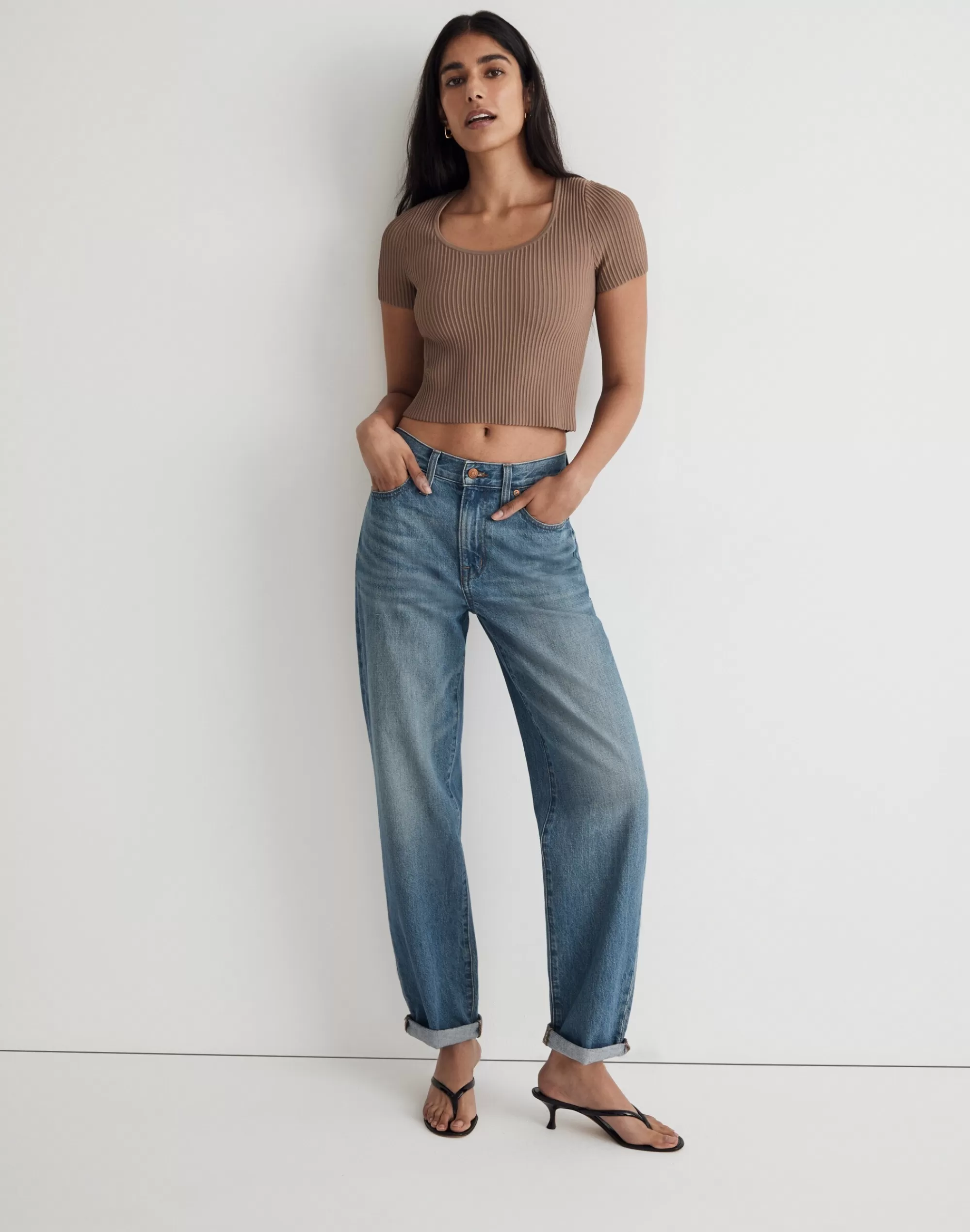 Madewell Jeans>The Slouchy Boyjean In Astonia Wash