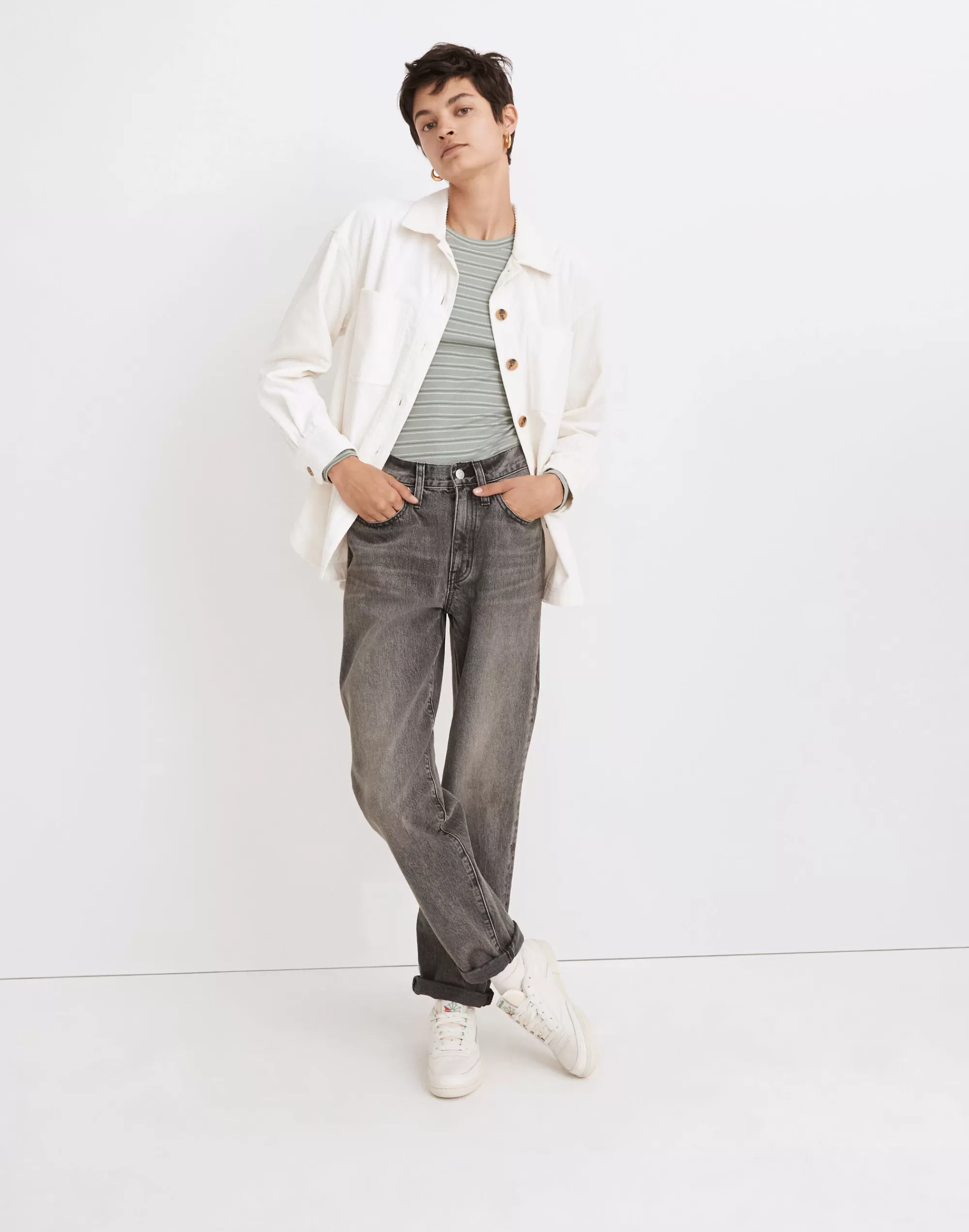 Madewell Boyjeans>The Slouchy Boyjean In Glennbay Wash