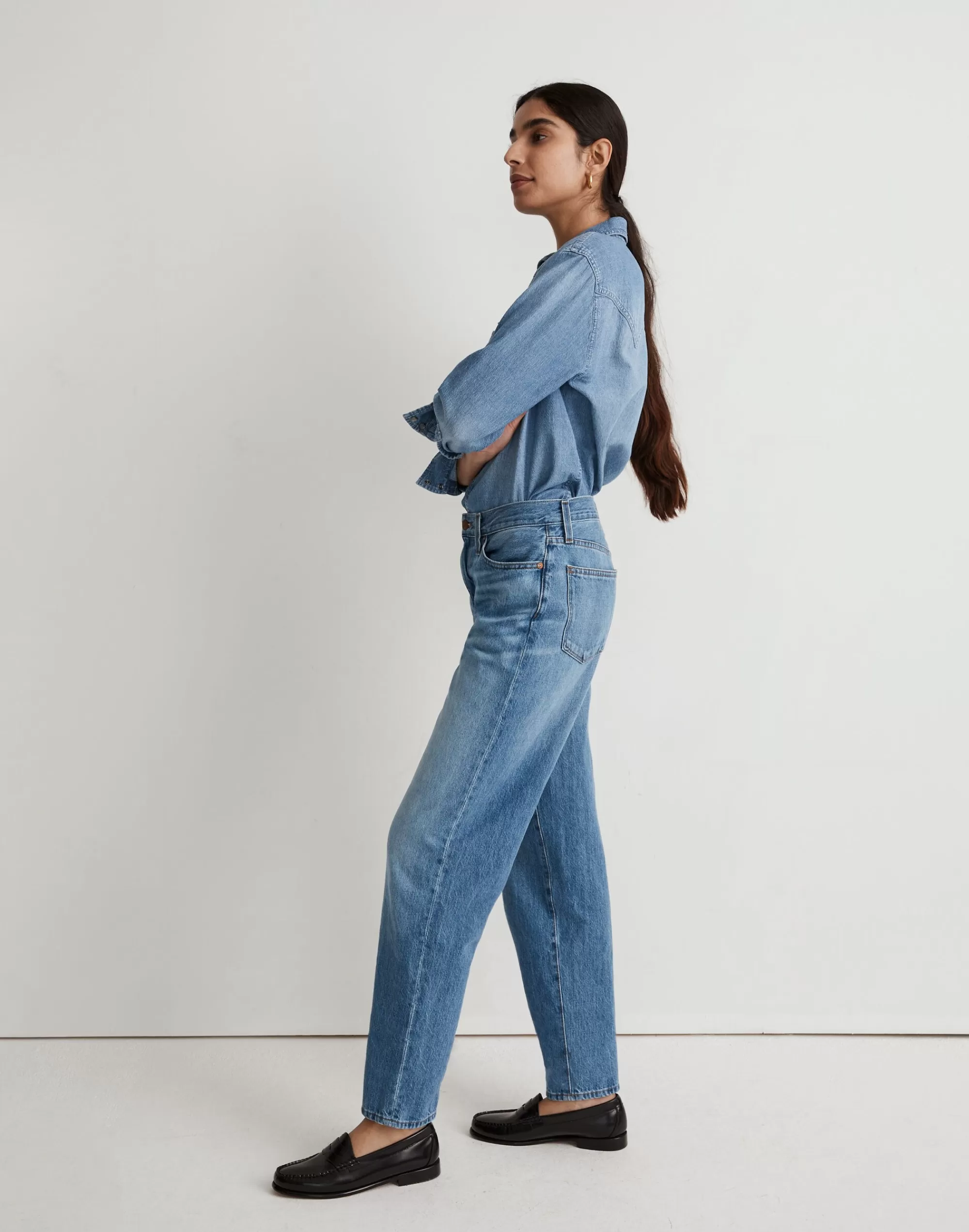 Madewell Jeans>The Slouchy Boyjean In Rosewell Wash