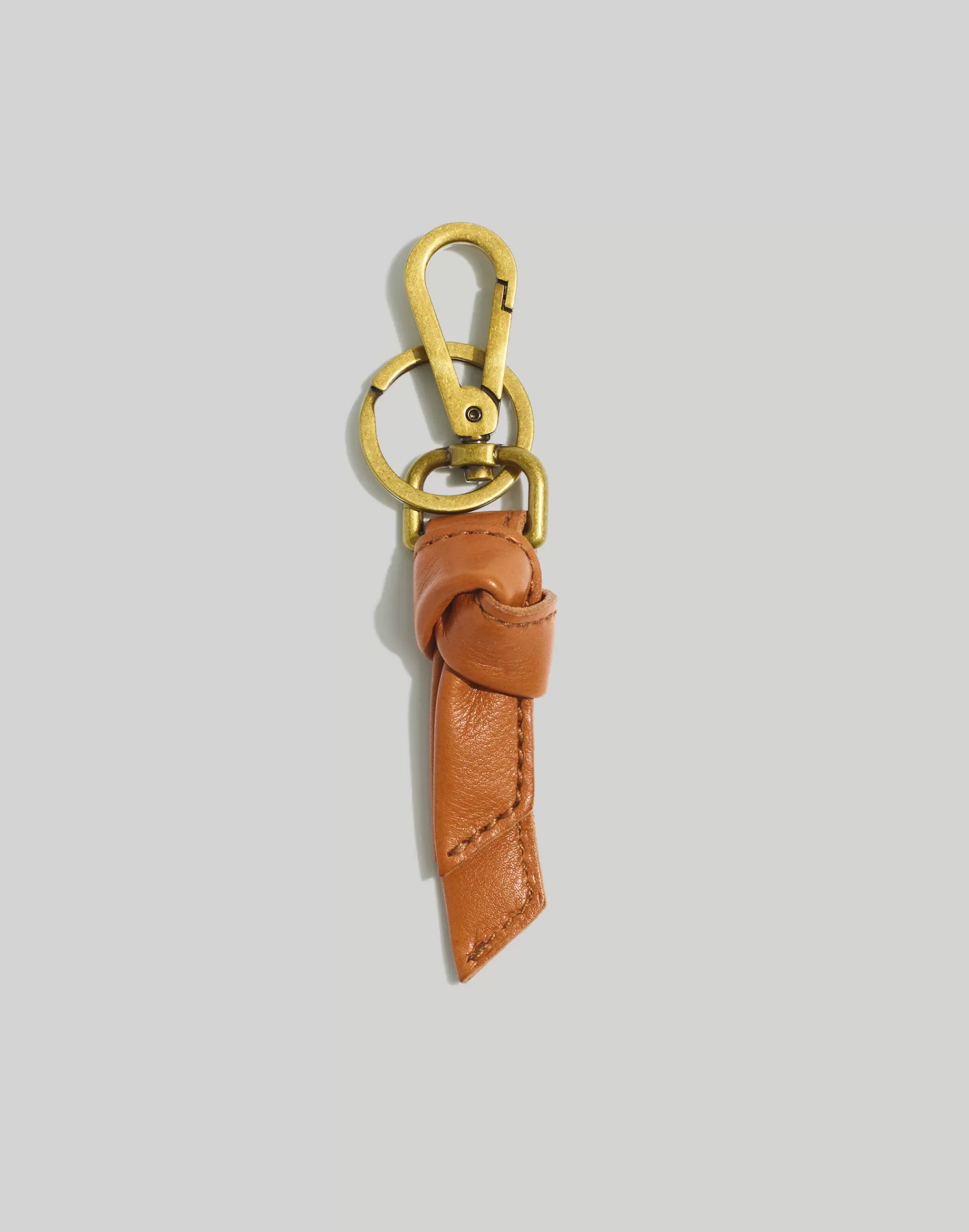 Madewell Leather Accessories>The Sydney Key Fob Burnished Caramel