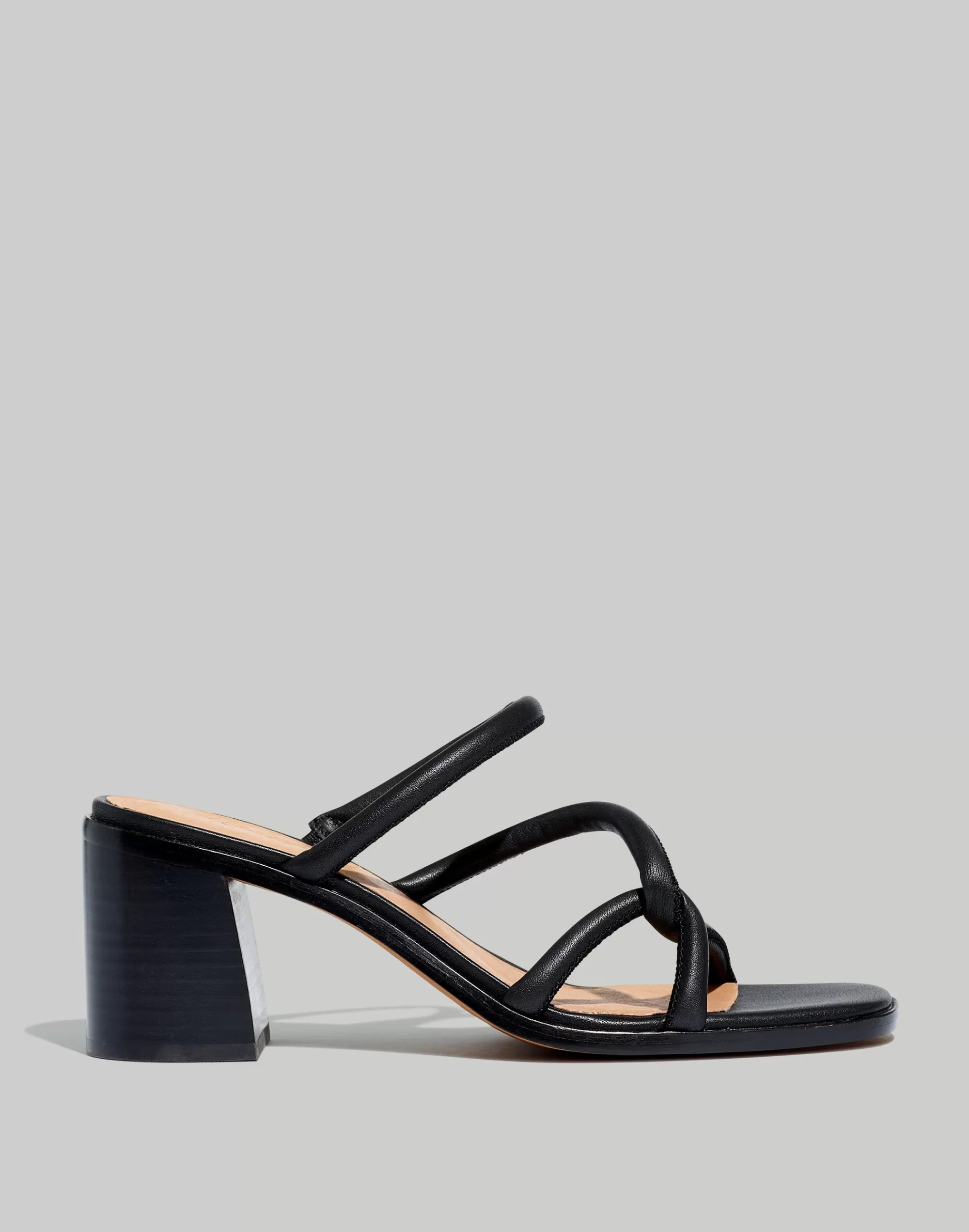 Madewell Sandals>The Tayla Sandal In Leather True Black