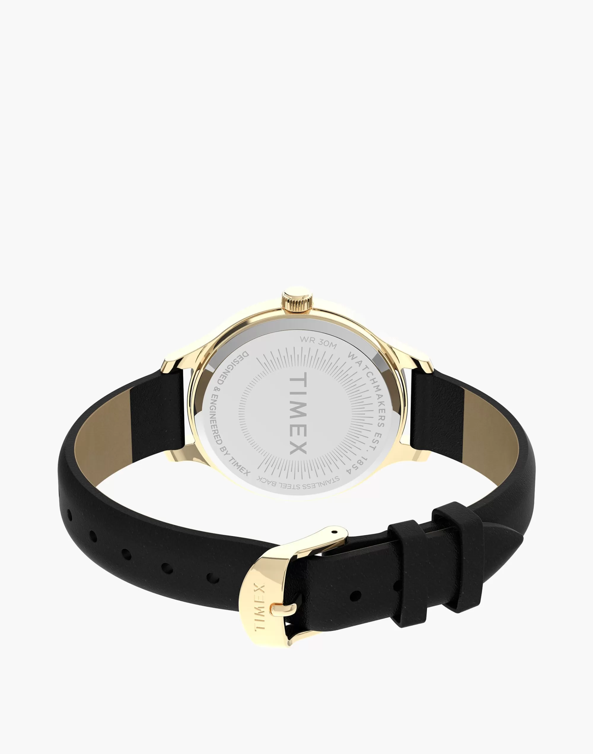 Madewell Watches>Timex Peyton 36Mm Leather Strap Watch Black