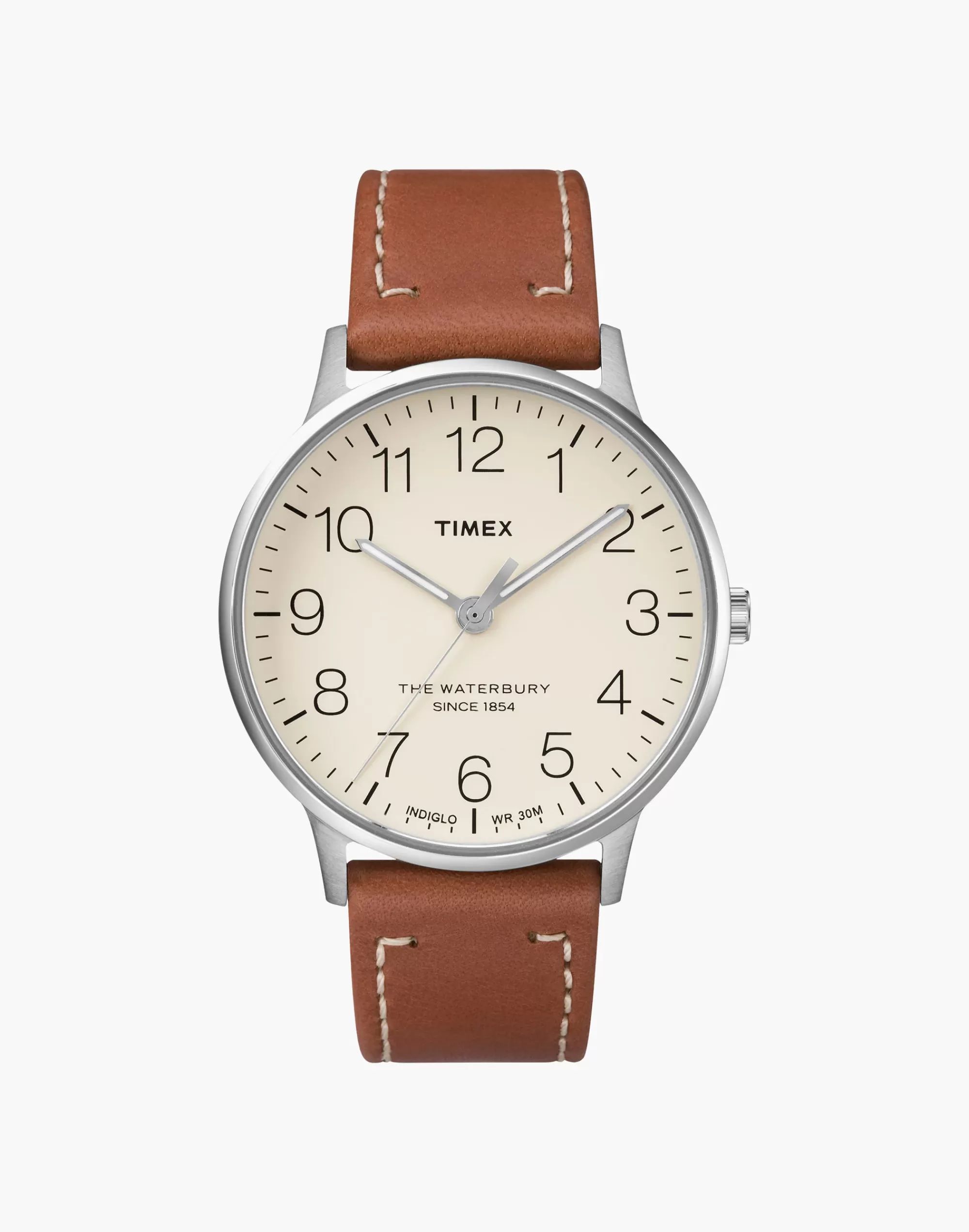 Madewell Watches>Timex Waterbury Classic 40Mm Leather Strap Watch Tan