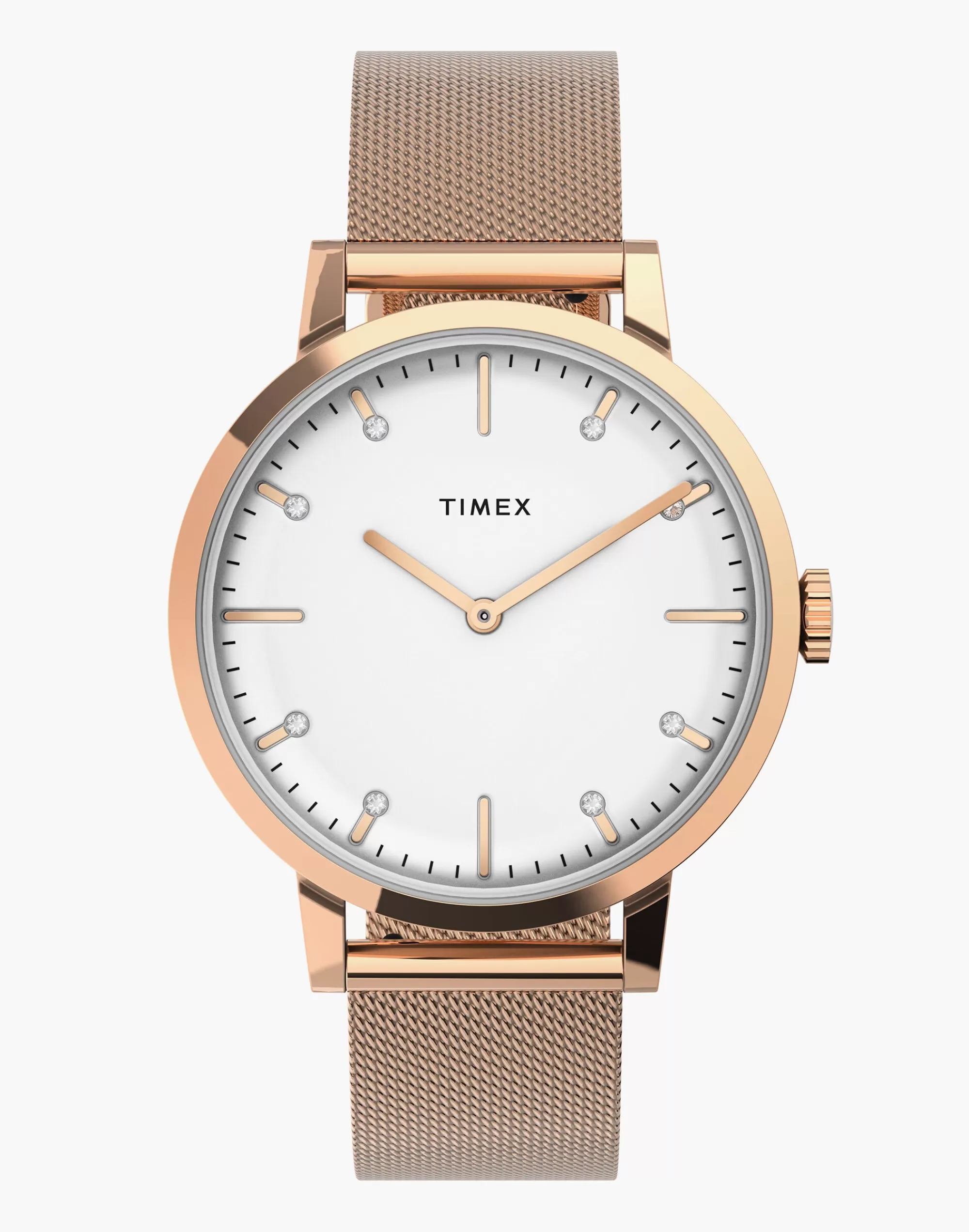 Madewell Watches>Timex Womens Midtown 36Mm Rose Gold