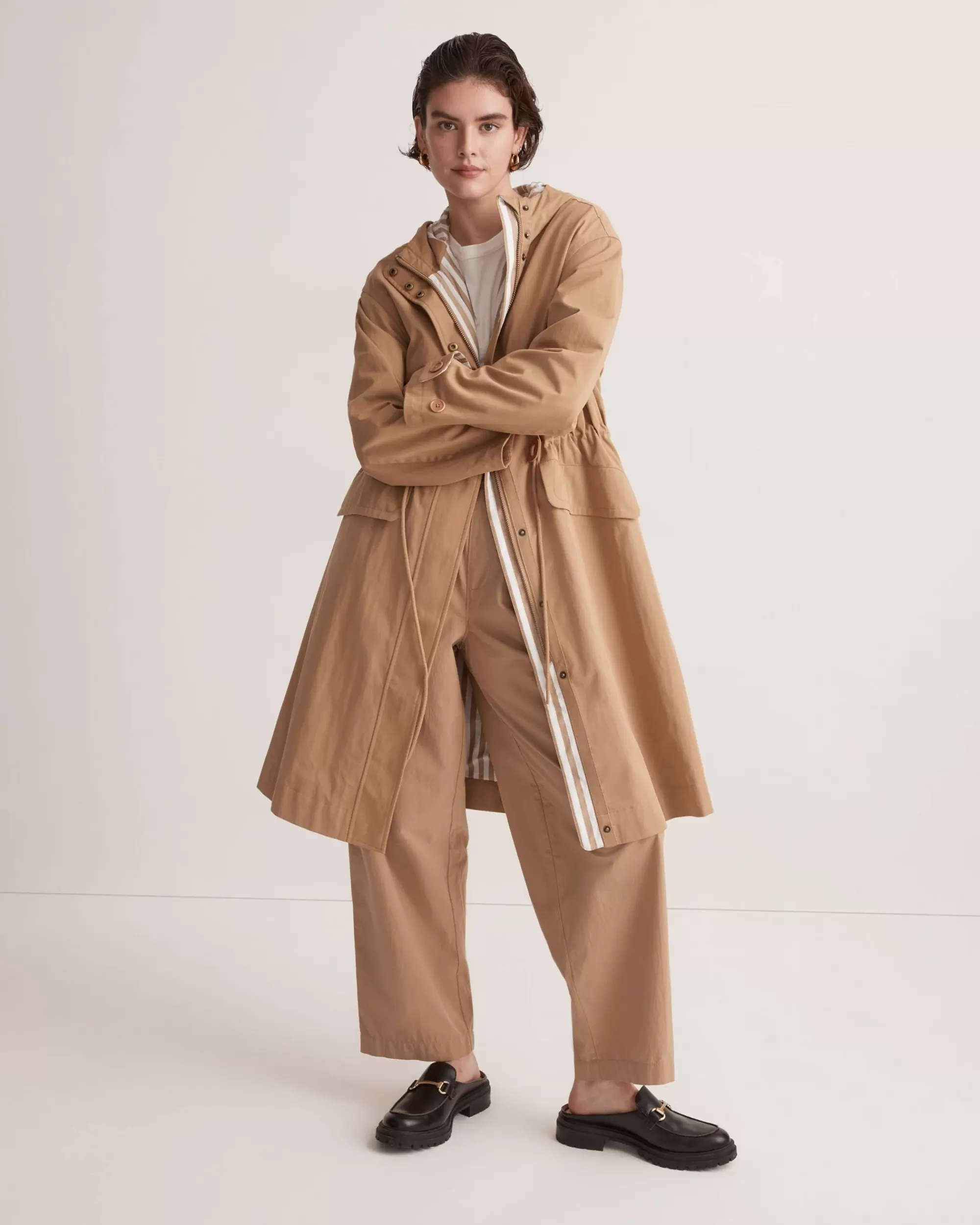 Madewell Jackets>Trench Raincoat Seed Khaki