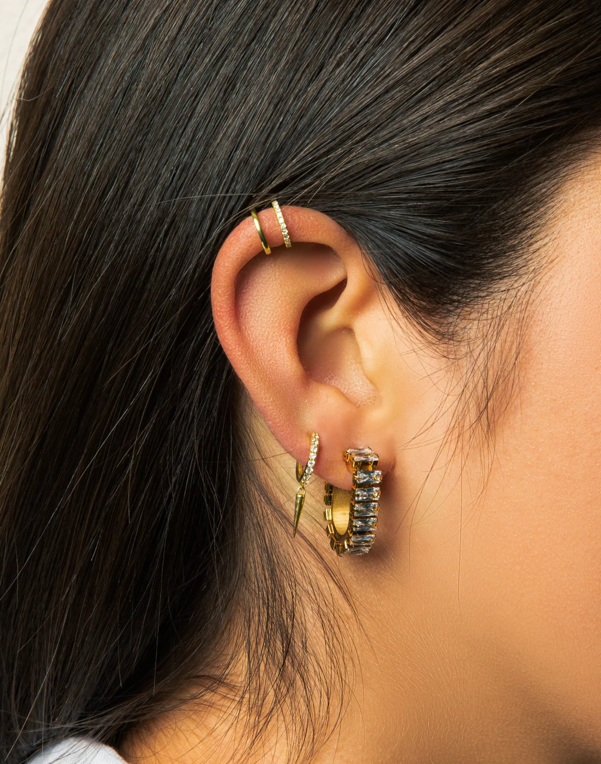 Madewell Earrings>Tseatjewelry Flow Cuff Gold