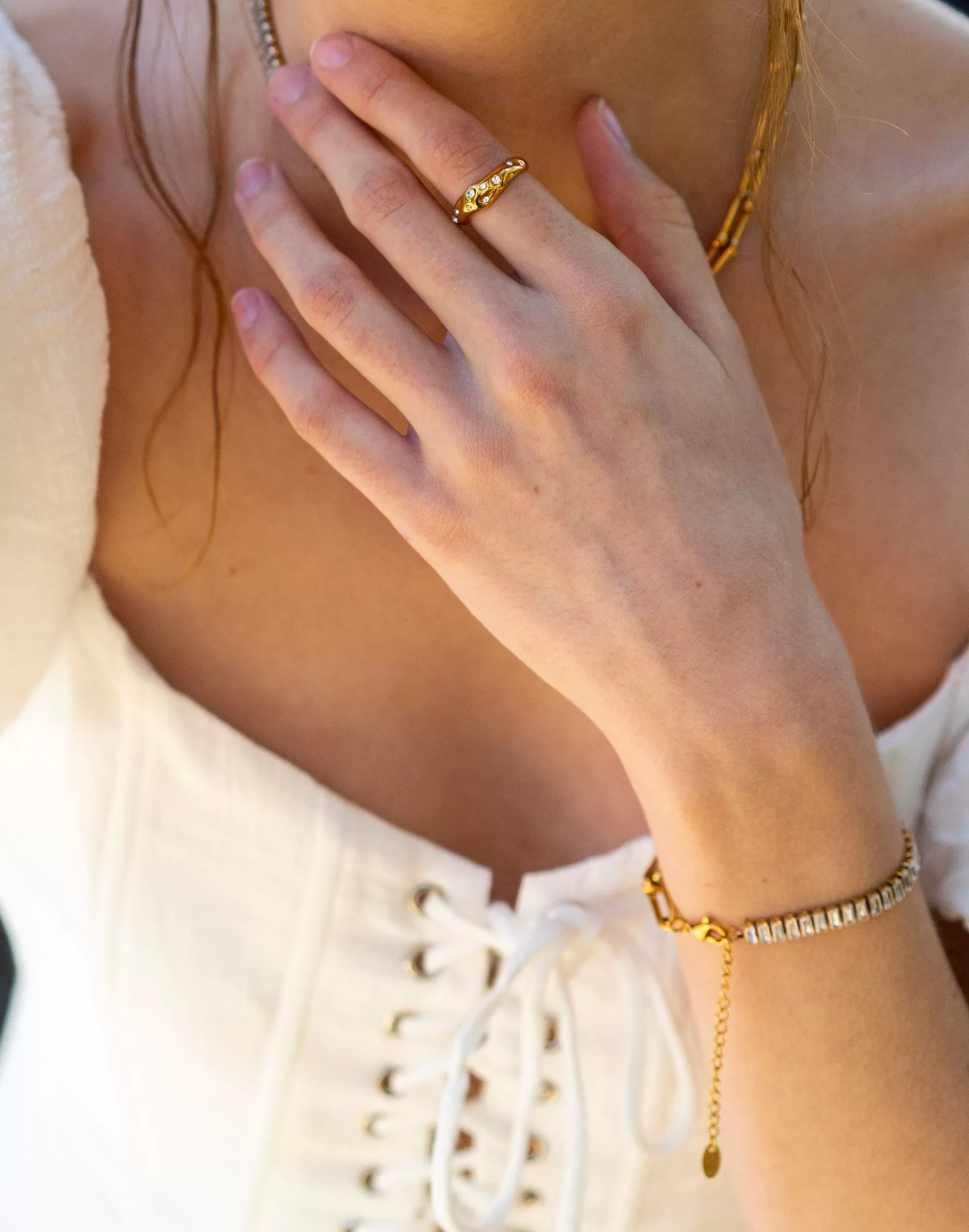 Madewell Rings>Tseatjewelry Skip Ring Gold