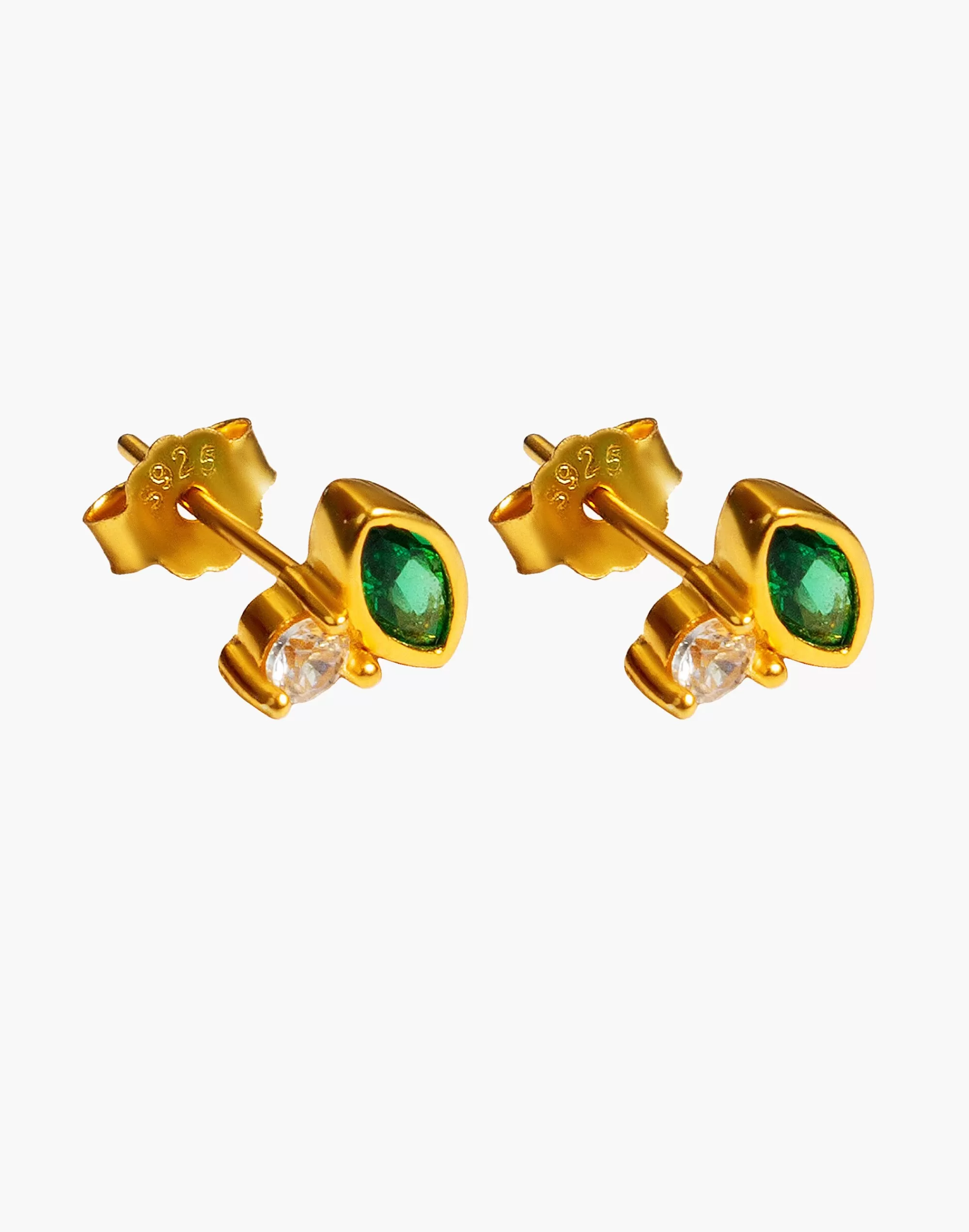 Madewell Earrings>Tseatjewelry Step Stud Earrings Gold