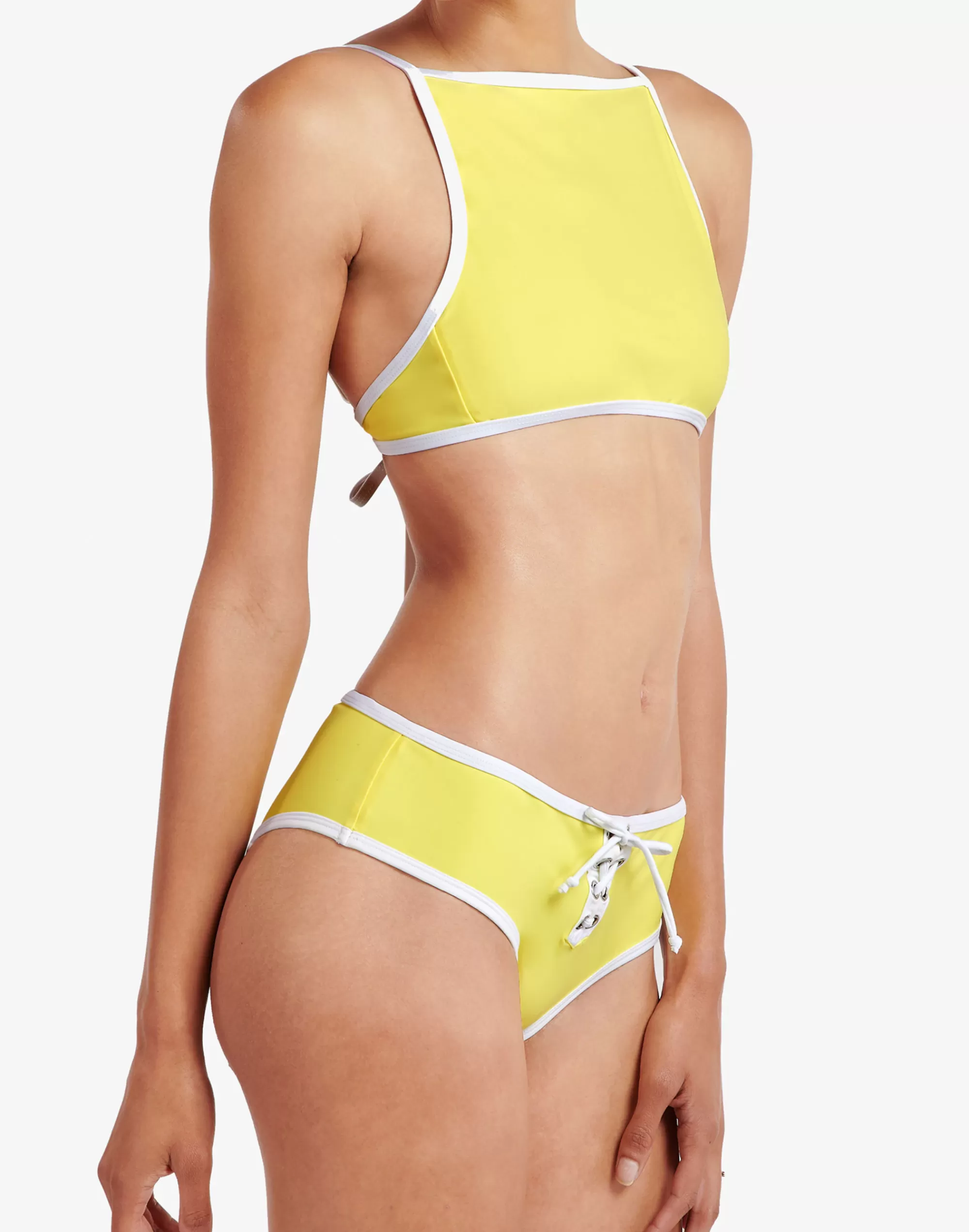 Madewell Swim>Tulum Bikini Top Light Yellow