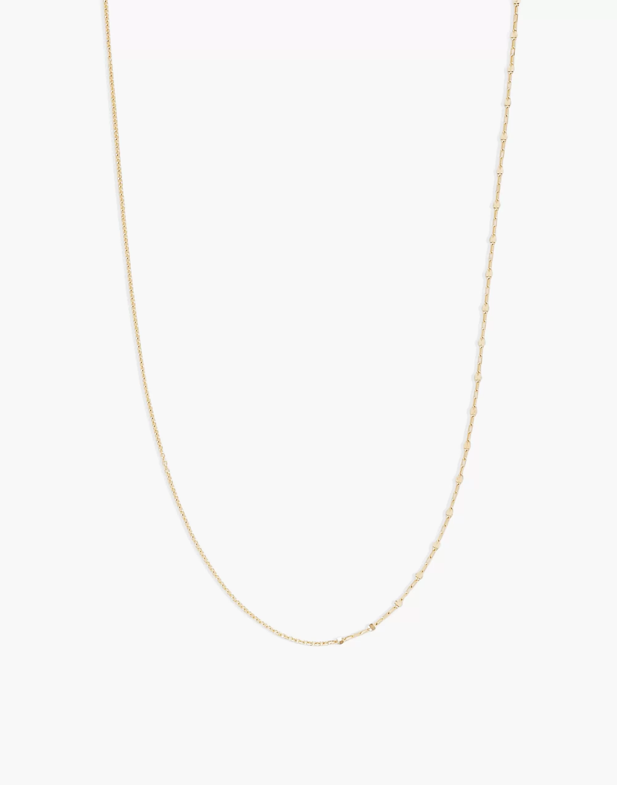 Madewell Fine Jewelry>Two In One Chain Necklace Gold