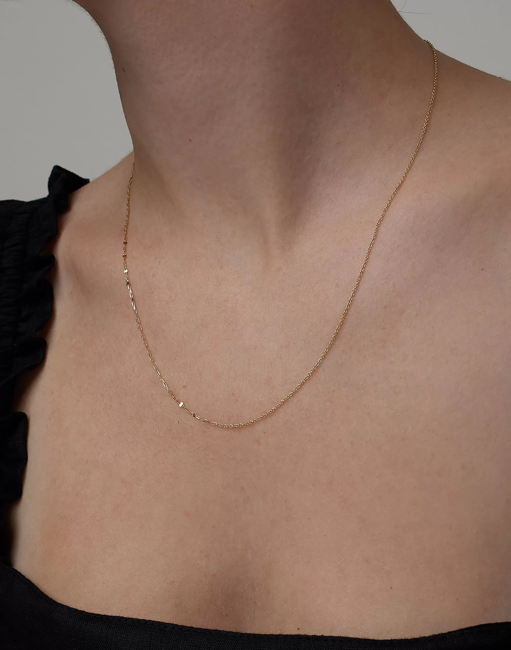 Madewell Necklaces>Two In One Chain Necklace Gold