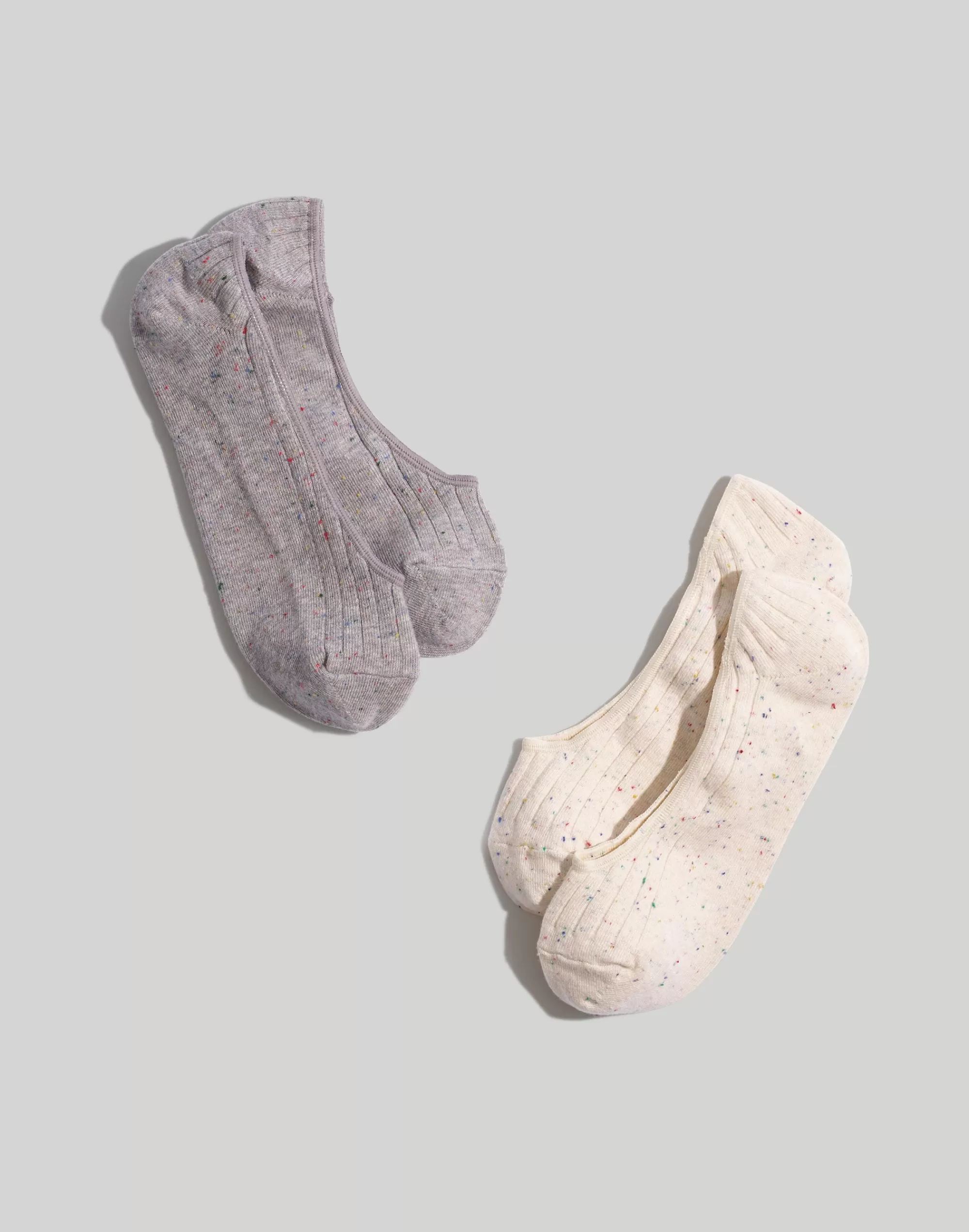 Madewell Socks>Two-Pack Confetti Low-Profile Socks Confetti Multi