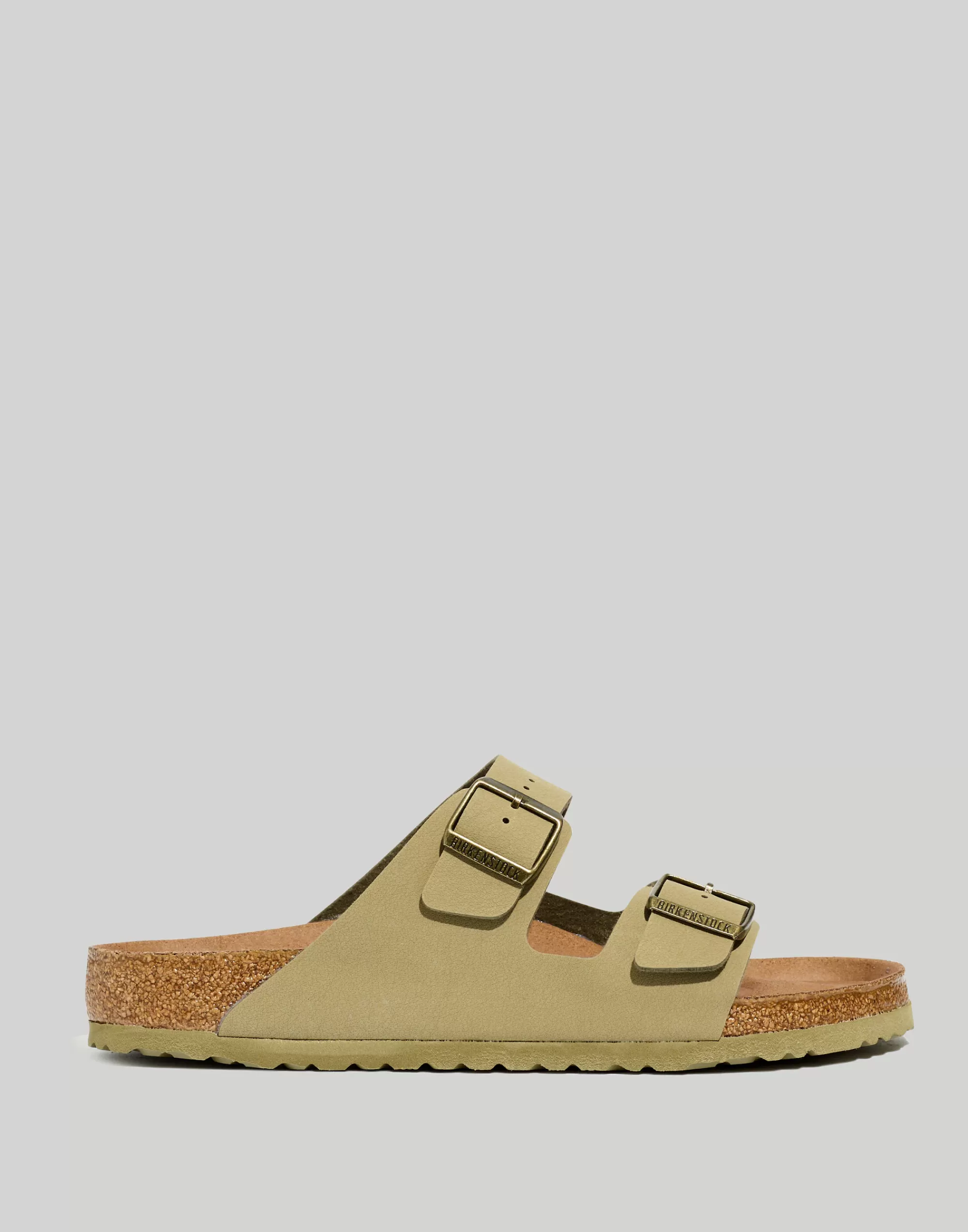 Madewell Sandals>Vegan Leather Arizona Sandals Faded Khaki