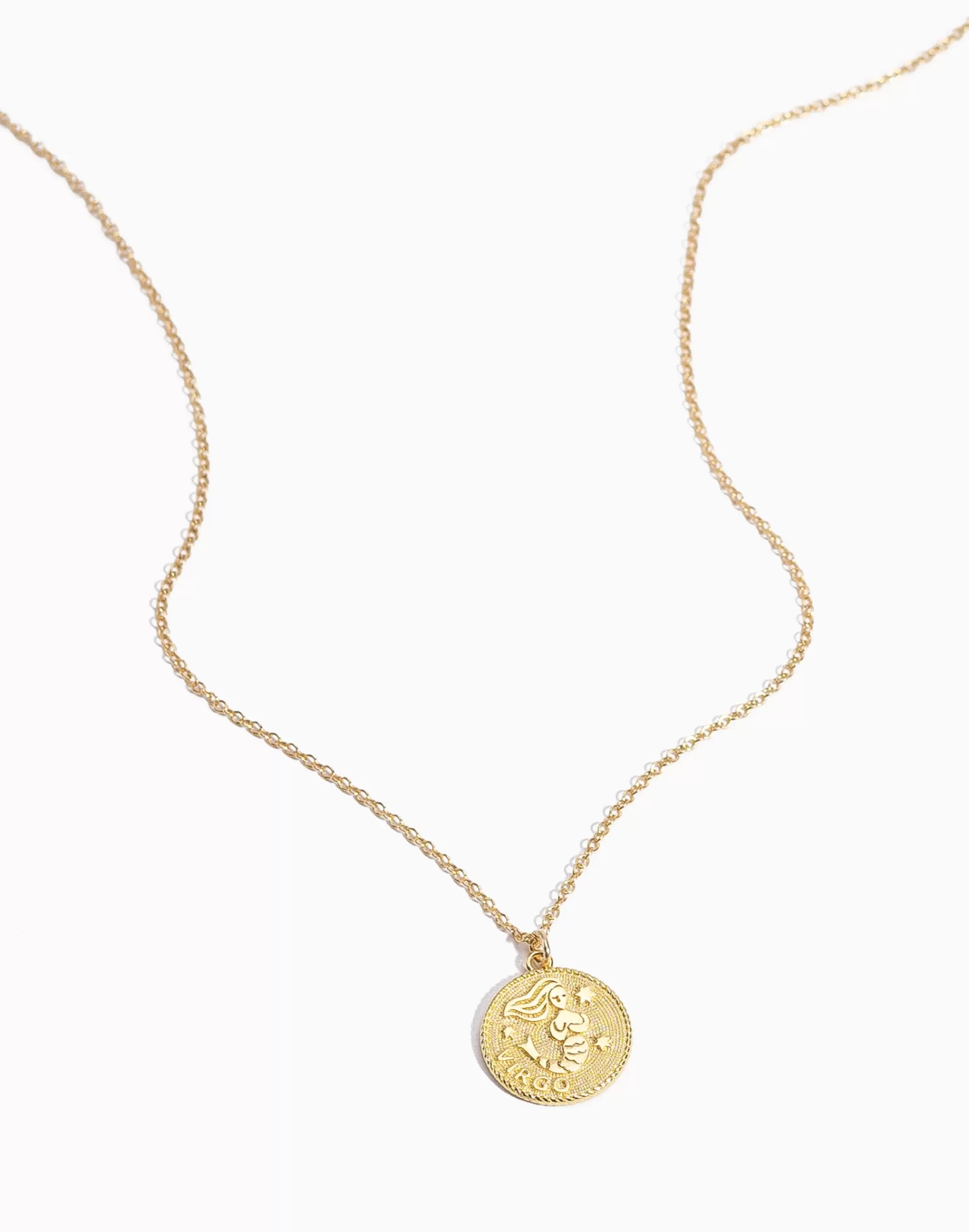 Madewell Necklaces>Virgo Zodiac Necklace Gold