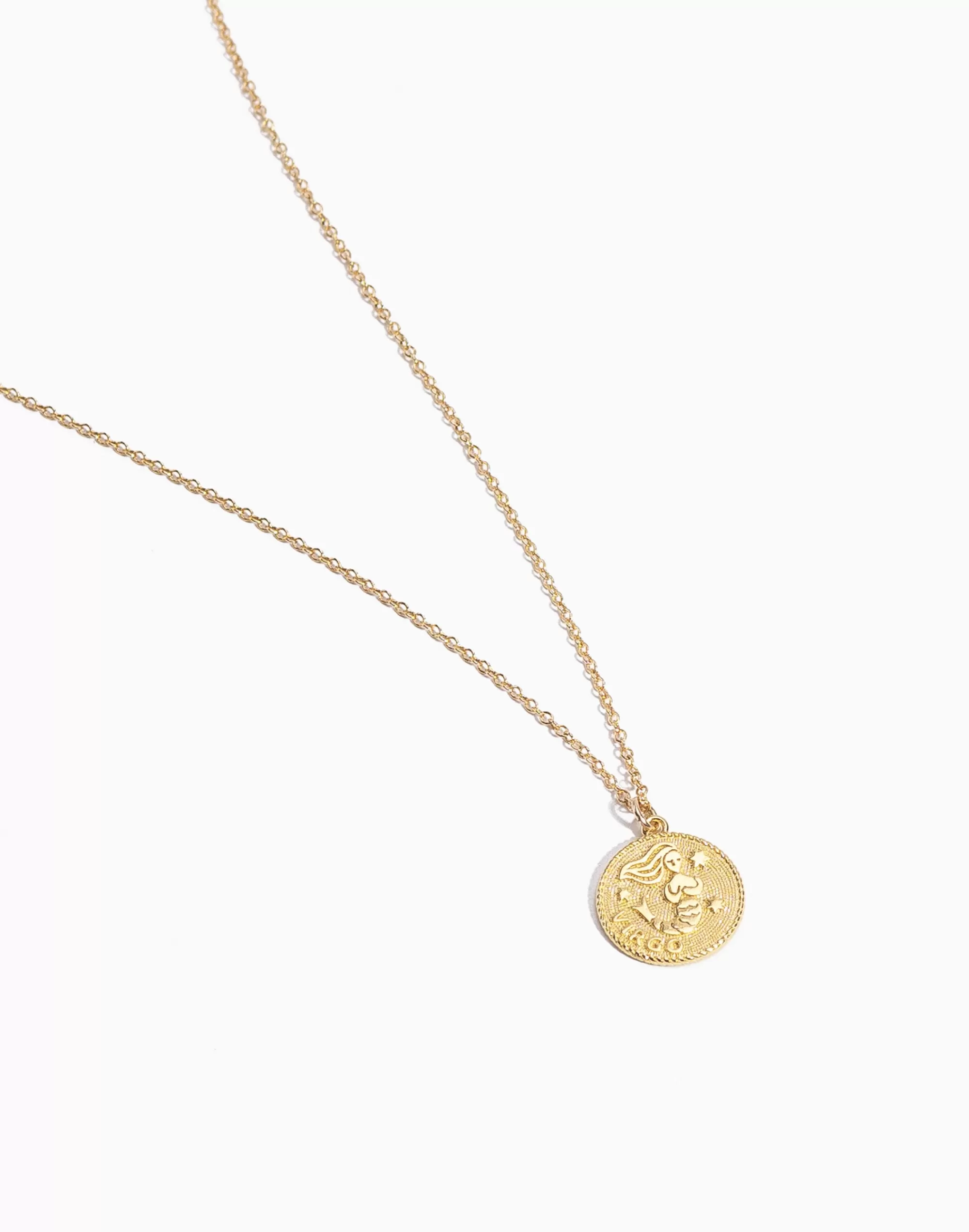 Madewell Necklaces>Virgo Zodiac Necklace Gold