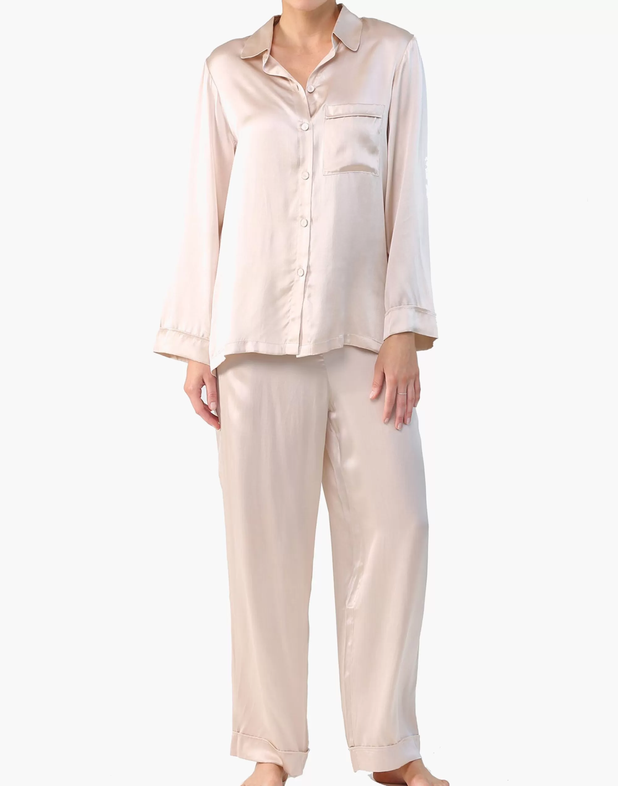 Madewell Pajamas>Washable Silk Pajamas Nude