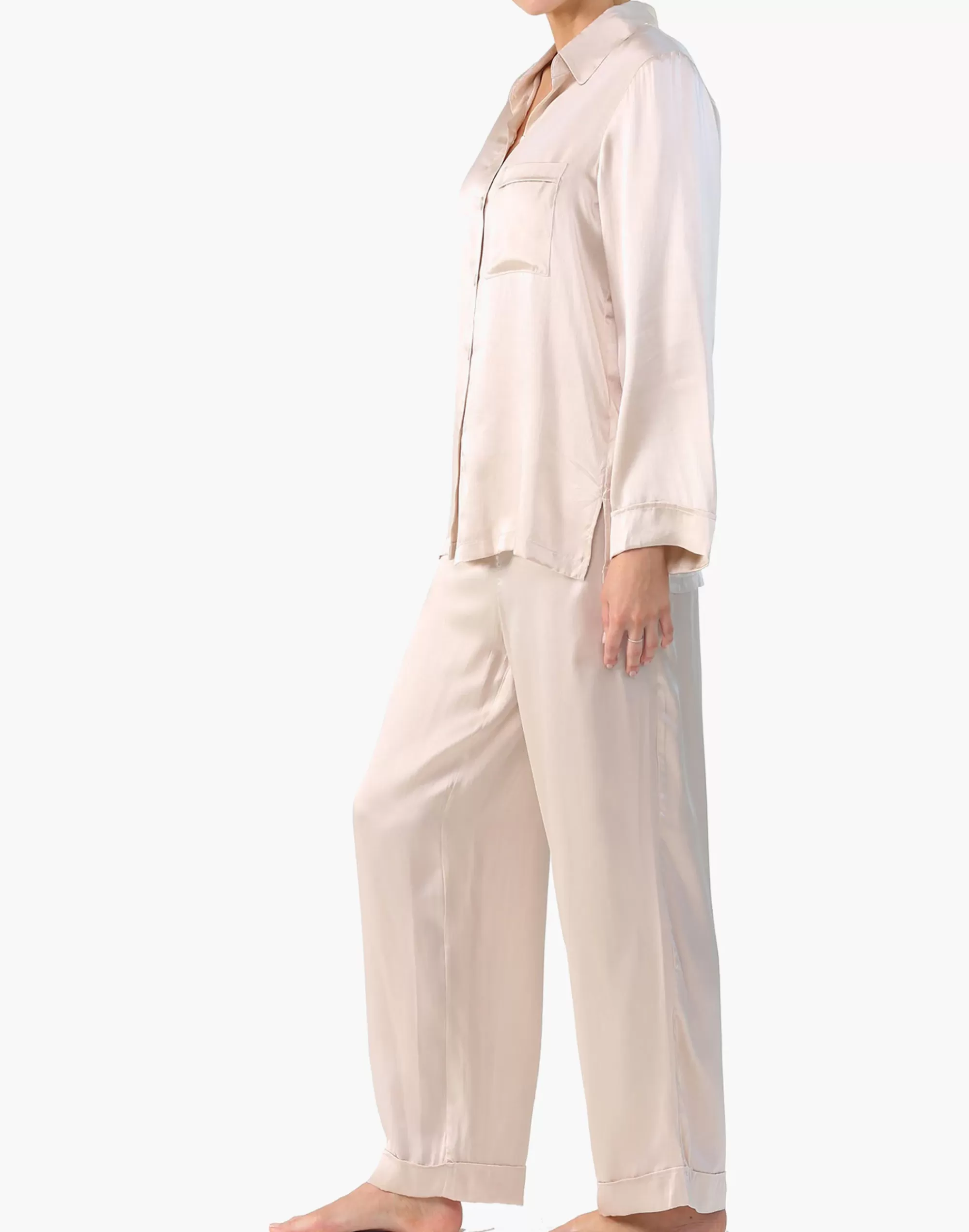 Madewell Pajamas>Washable Silk Pajamas Nude