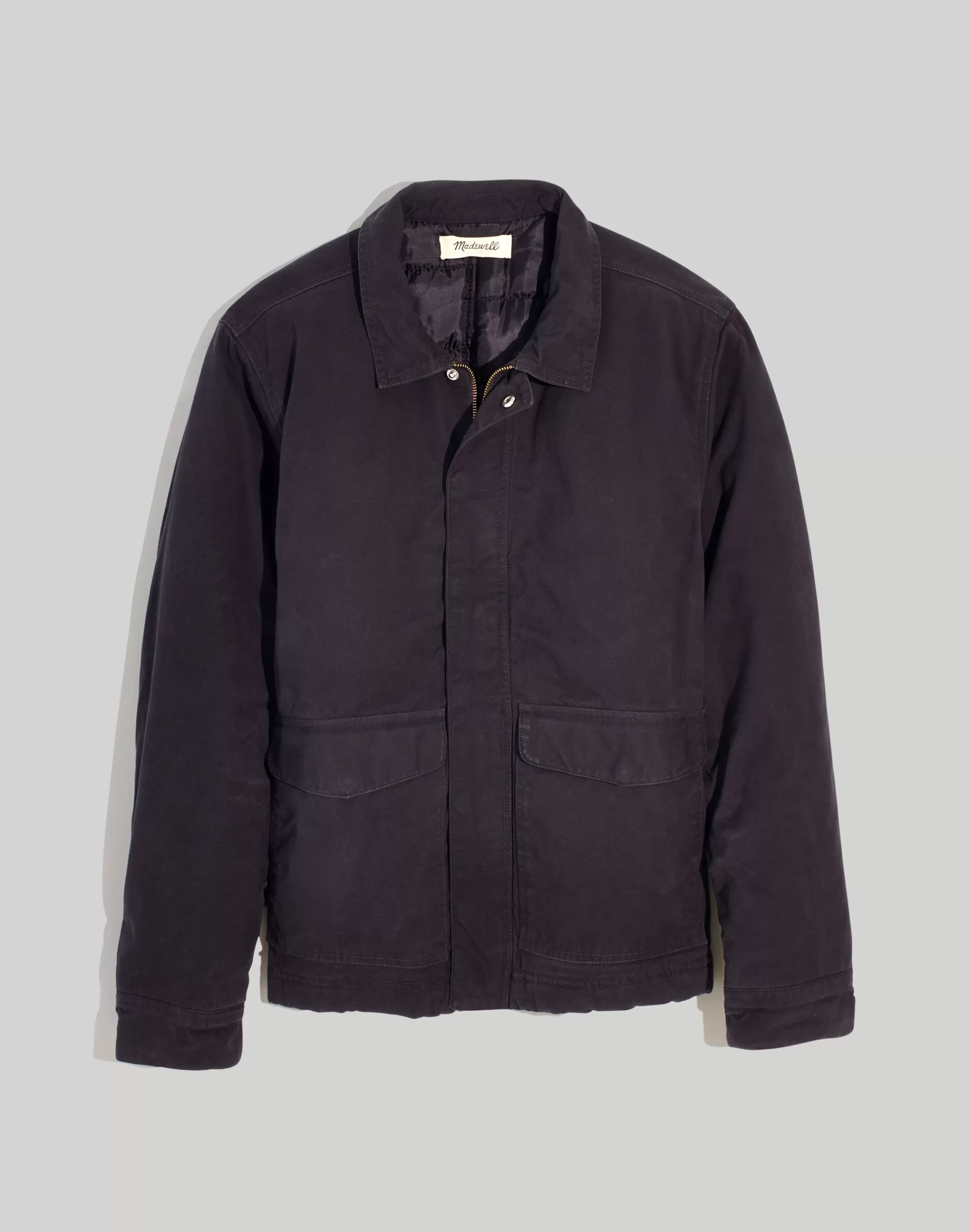 Madewell Jackets>Waxed Cotton Work Jacket Black Coal