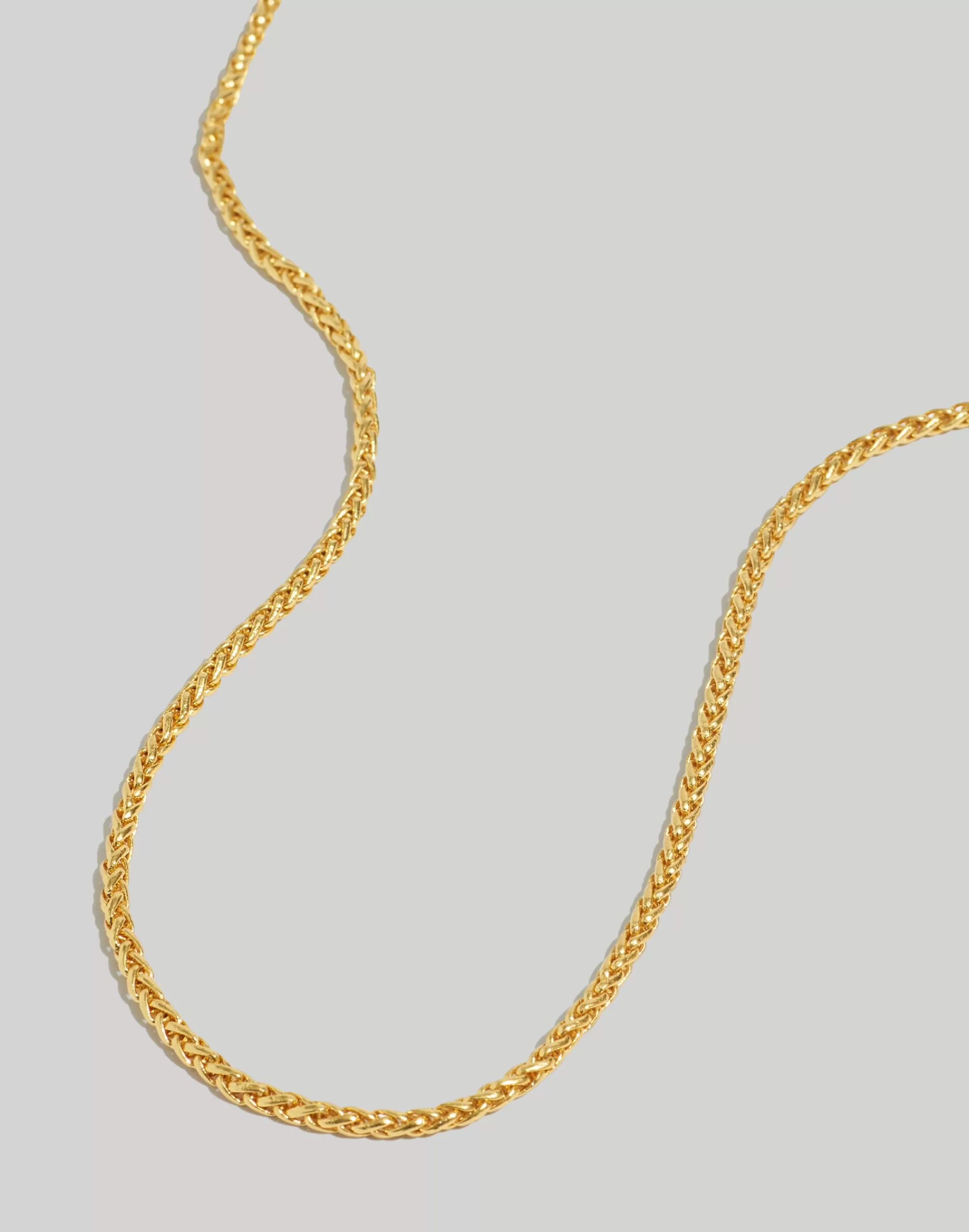 Madewell Necklaces>Wheat Chain Necklace Vintage Gold