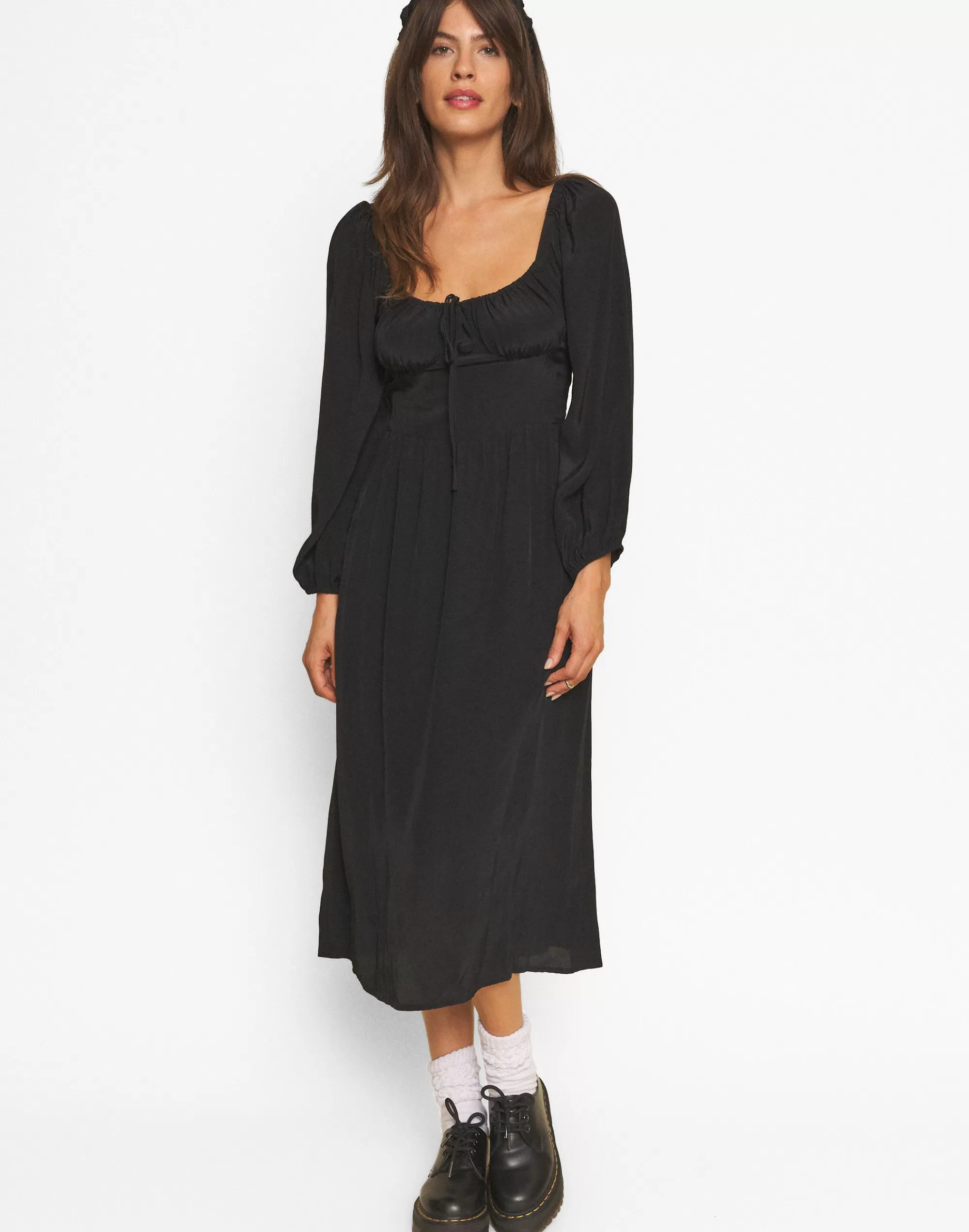 Madewell Dresses>Whimsy + Row Luca Dress Black