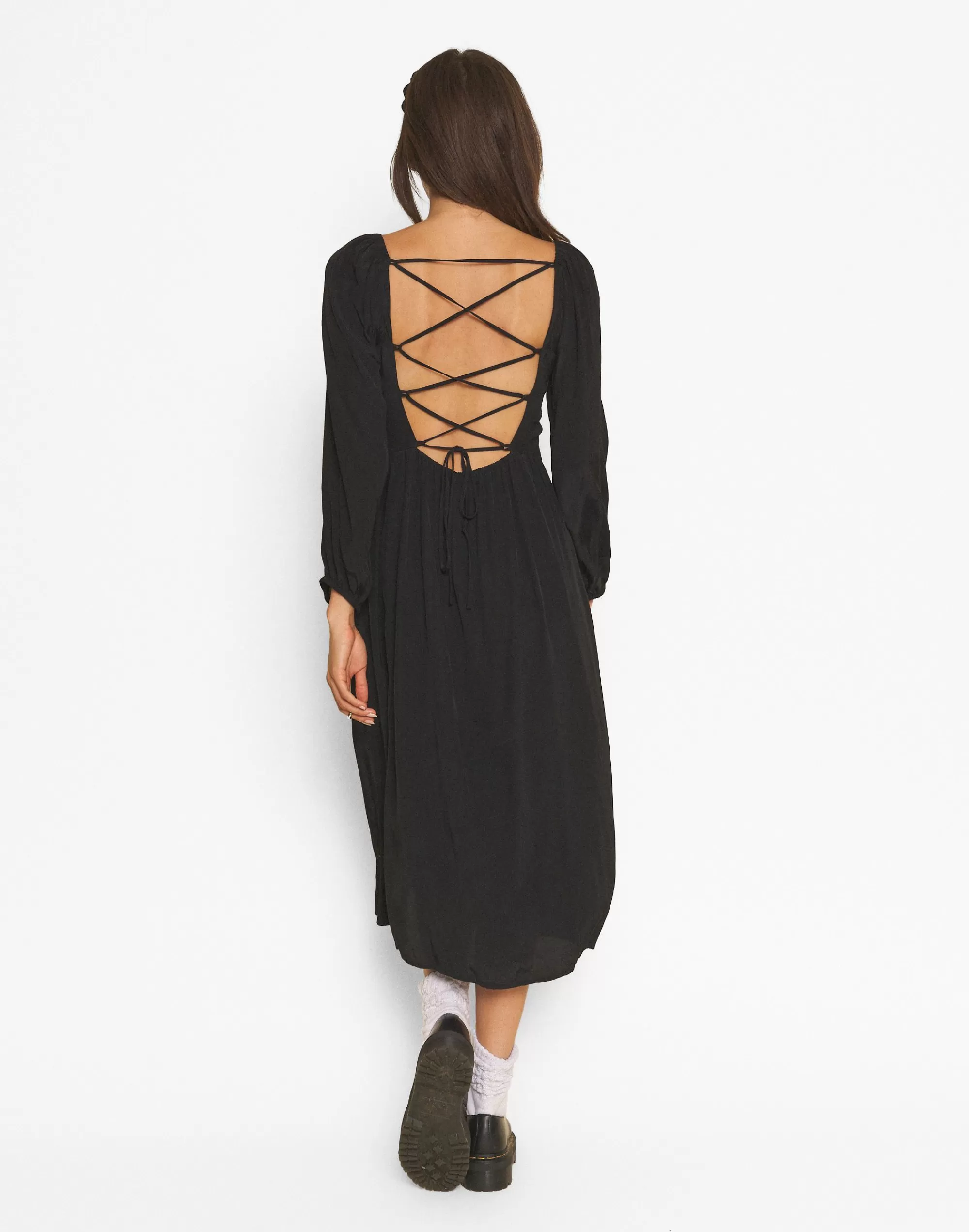 Madewell Dresses>Whimsy + Row Luca Dress Black