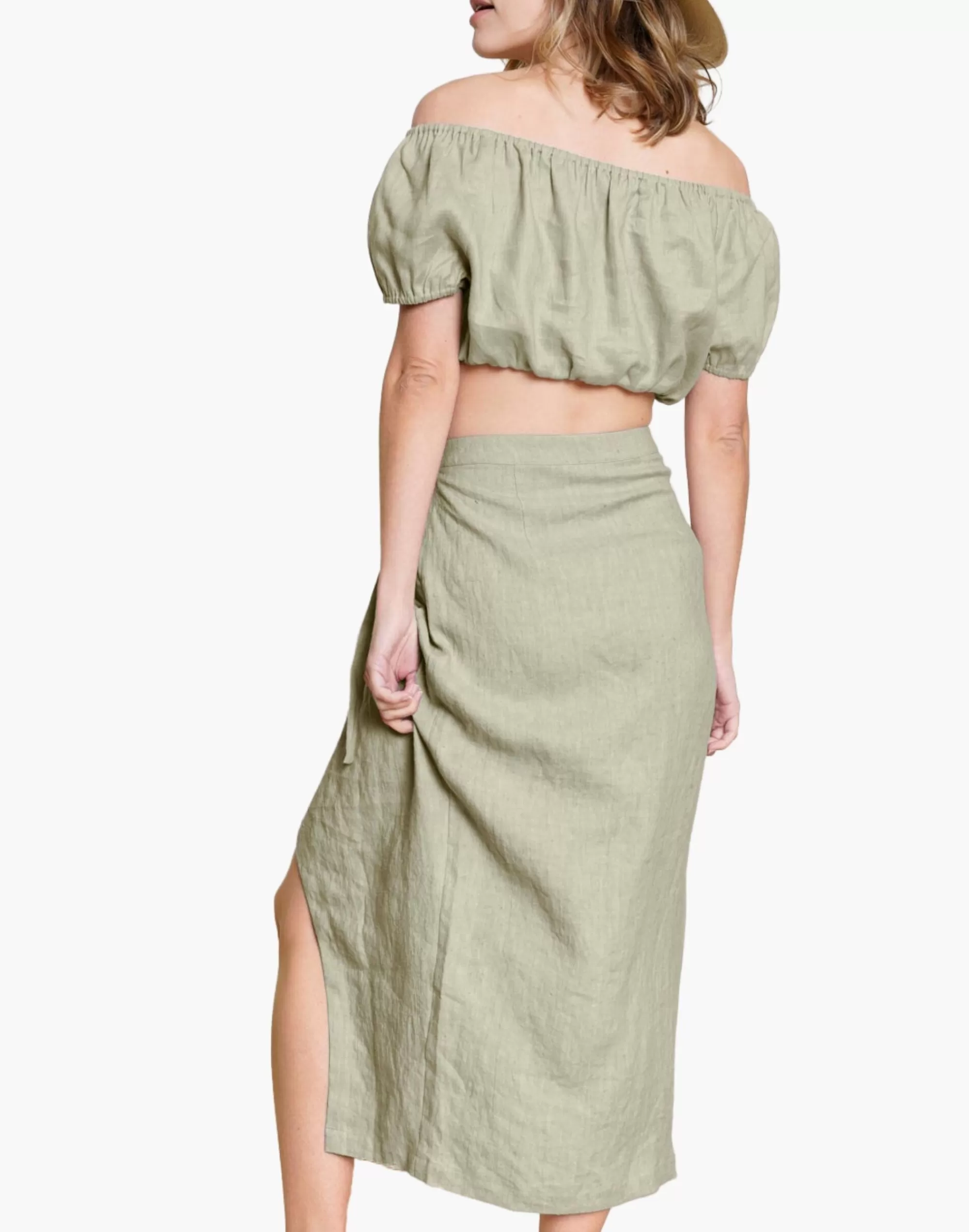 Madewell Skirts>Whimsy + Row Valentina Skirt Light Green