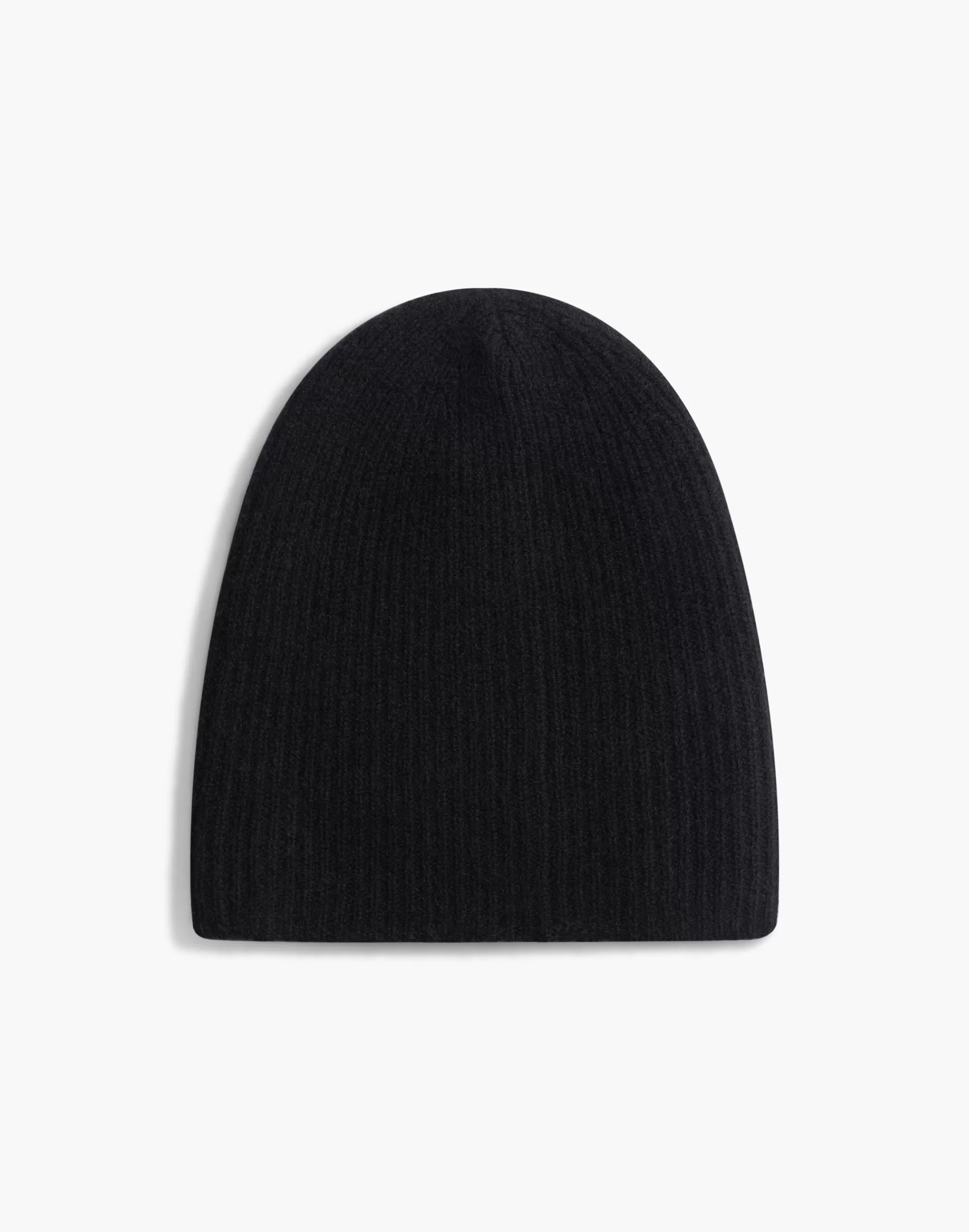 Madewell Hats>White + Warren Cashmere Plush Rib Beanie Black