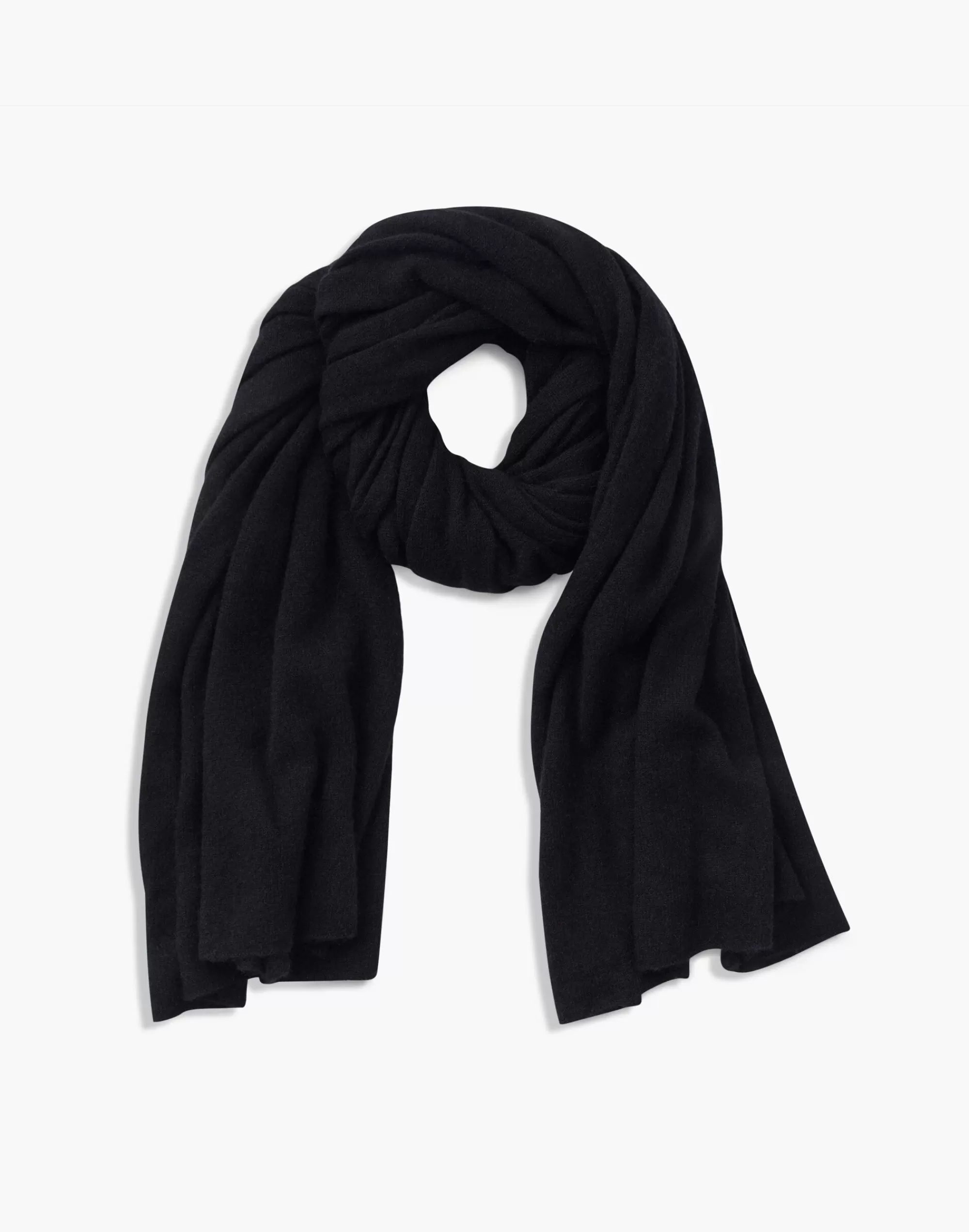 Madewell Scarves & Capes>White + Warren Cashmere Travel Wrap Black