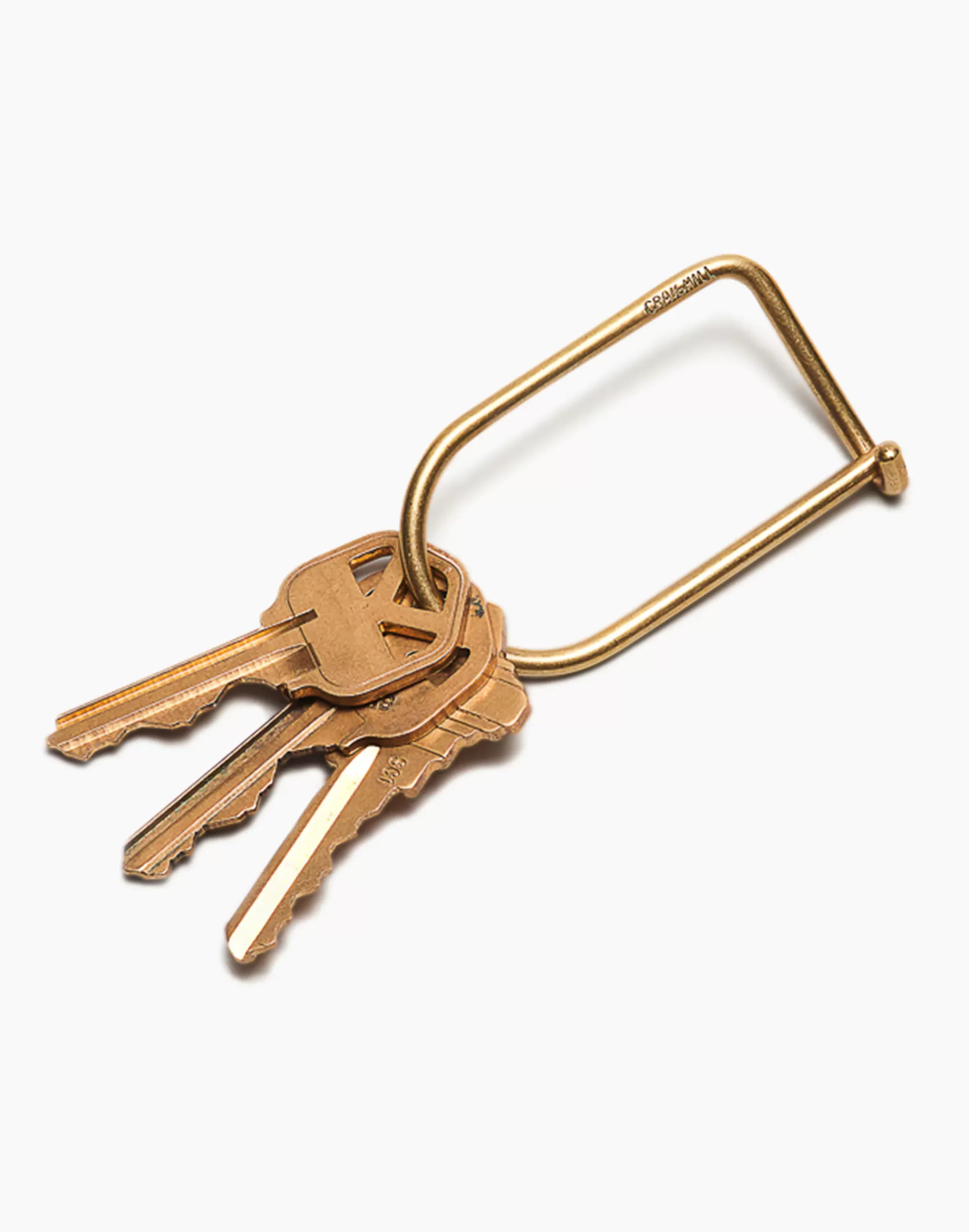 Madewell Luggage & Travel>Wilson Keyring Brass