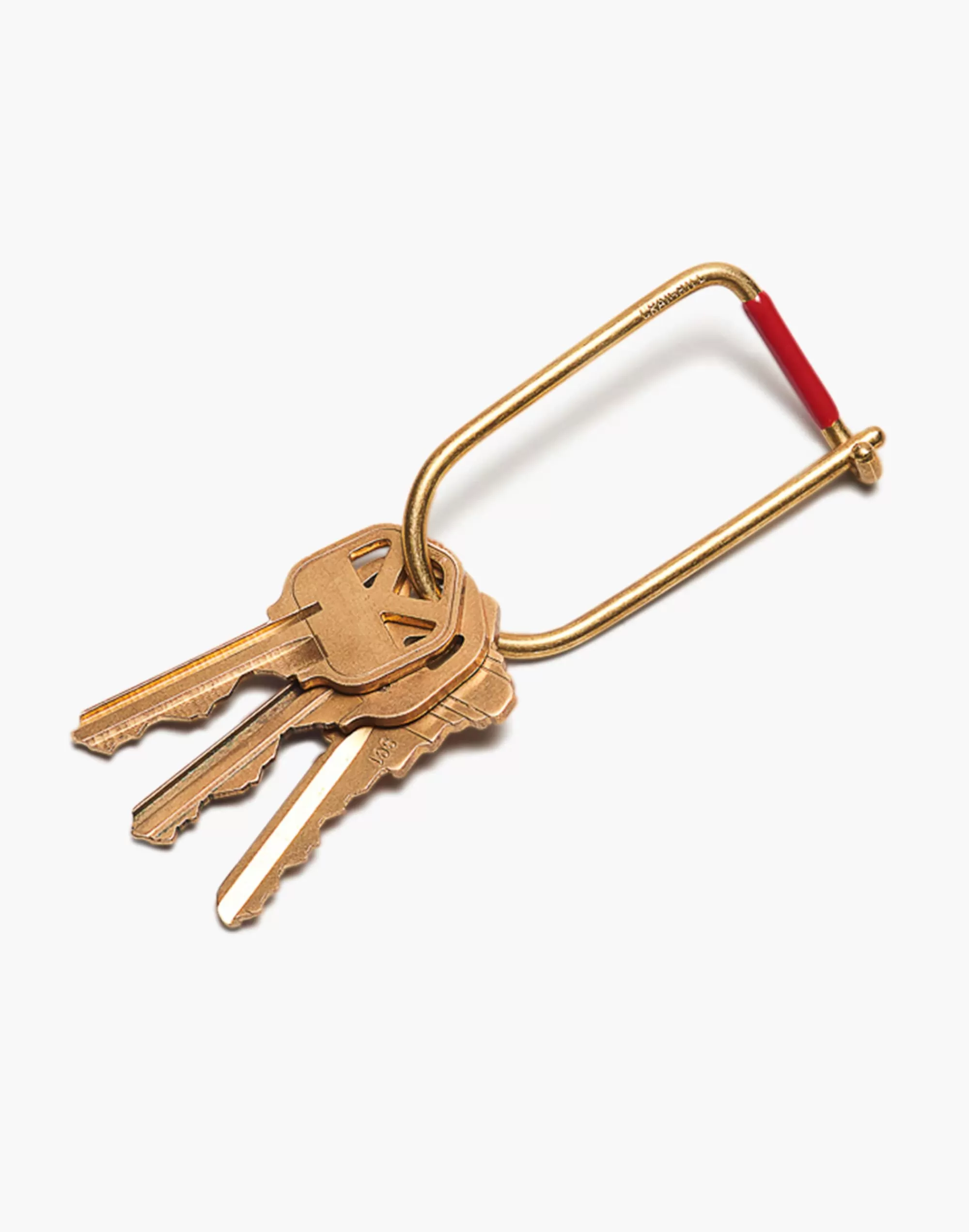 Madewell Home>Wilson Enameled Keyring Red