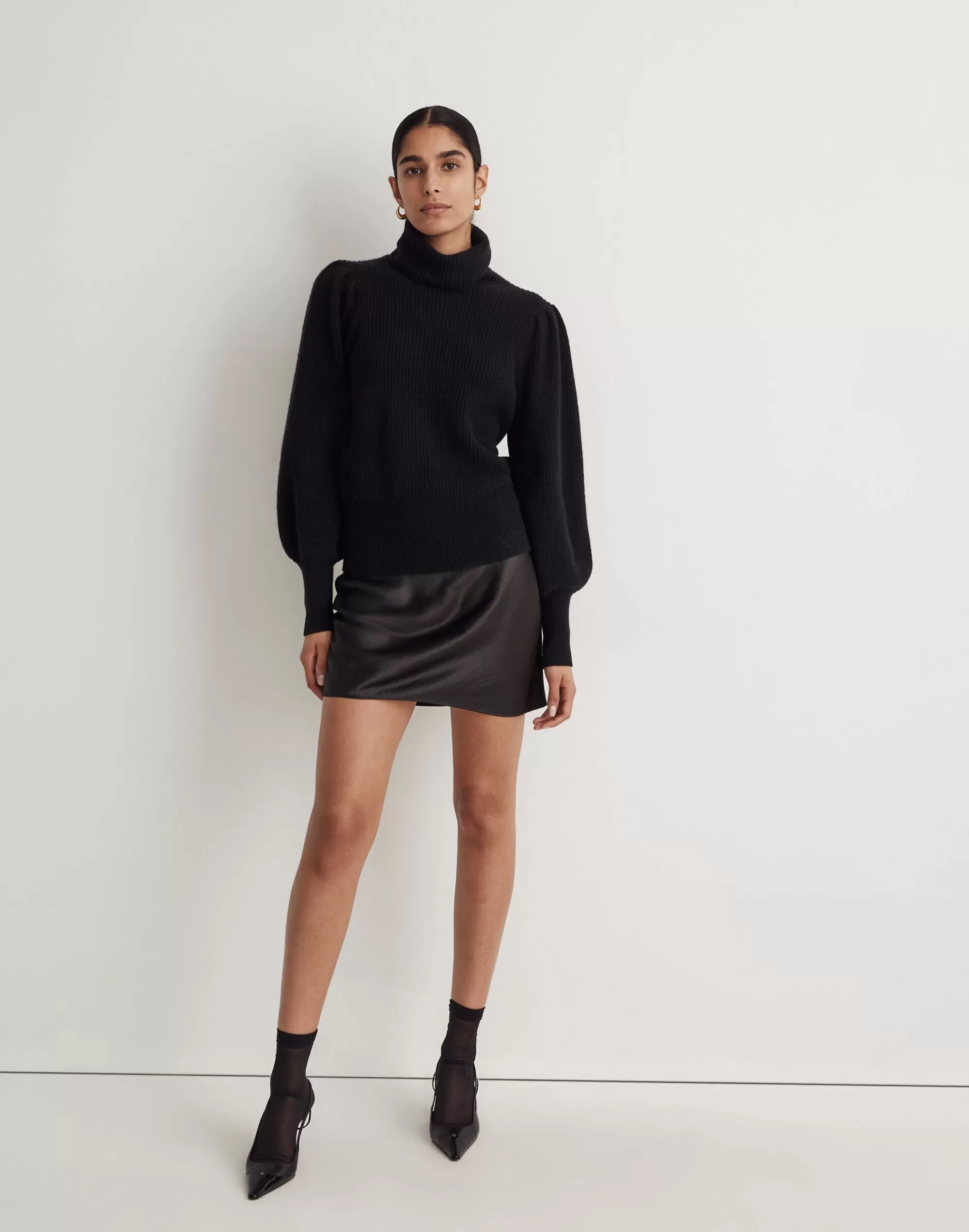 Madewell Sweaters>Winterport Turtleneck Sweater True Black