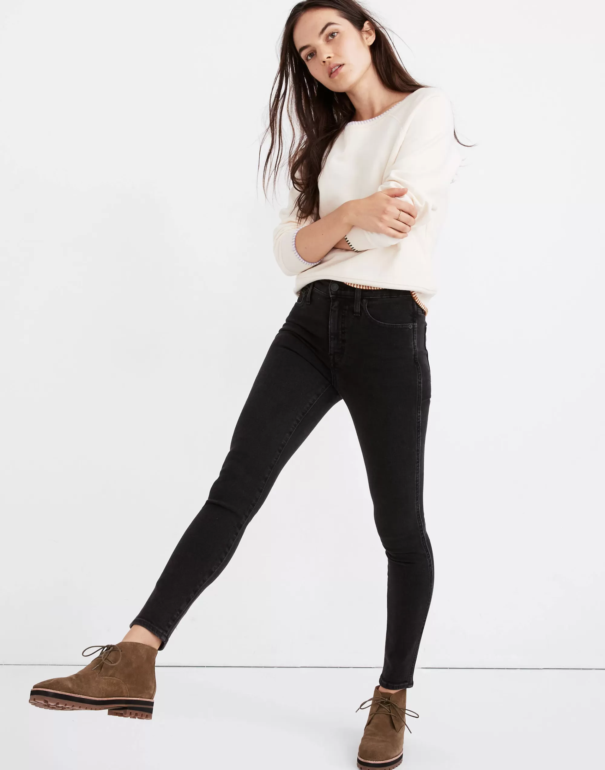 Madewell Jeans>Women's 10" High-Rise Skinny Jeans In | Starkey Wash