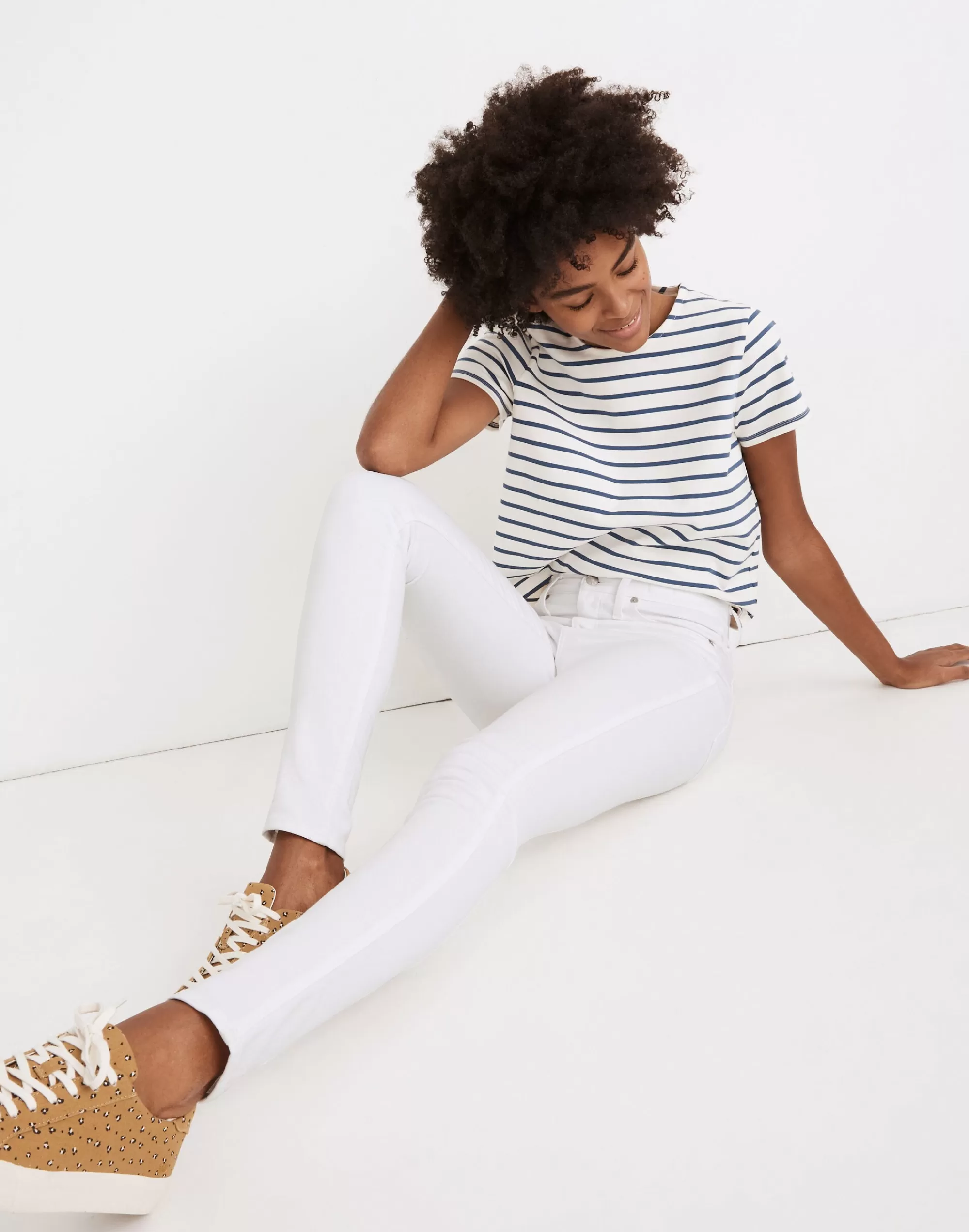 Madewell Skinny Jeans>Women's 10" High-Rise Skinny Jeans In | Pure White