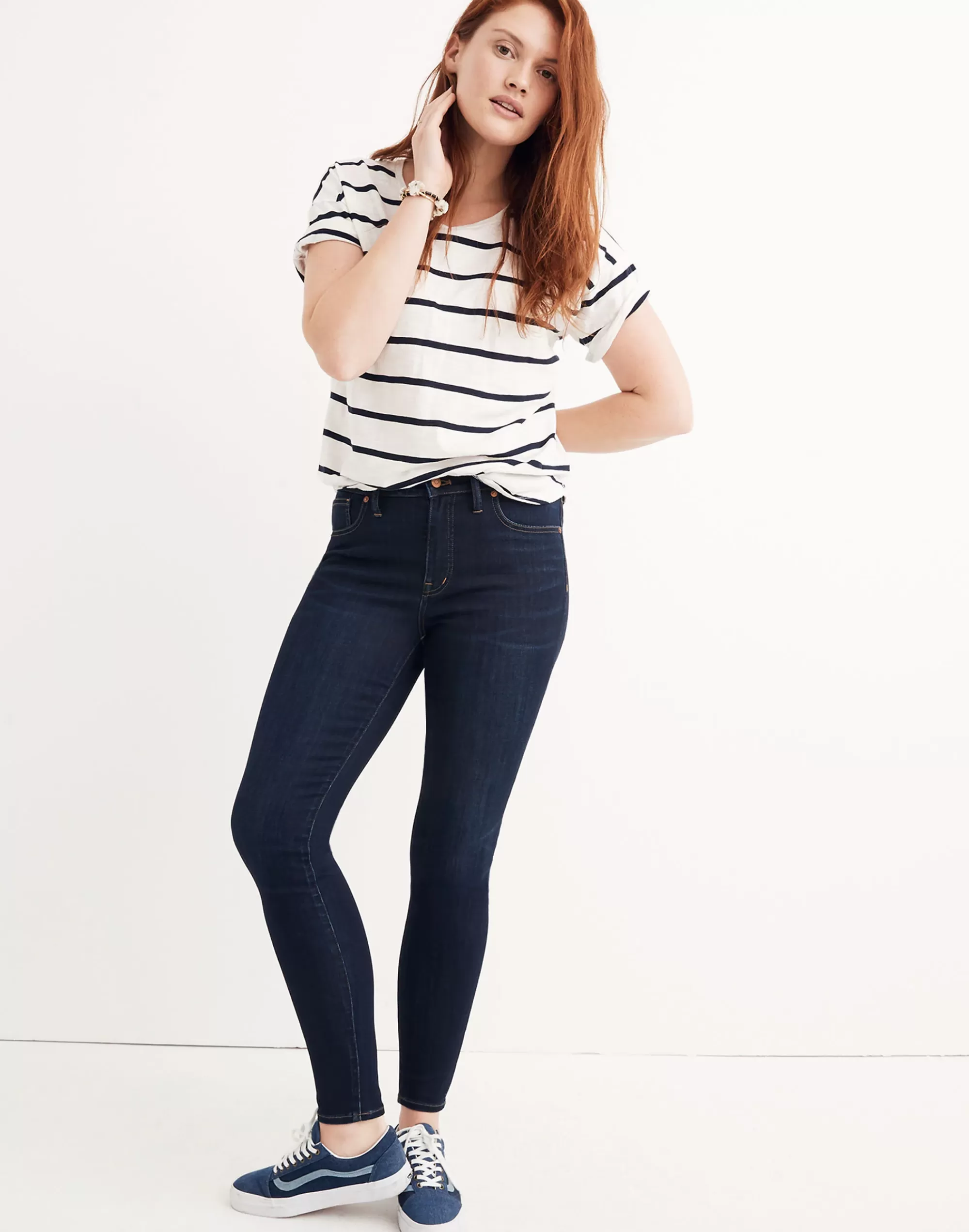 Madewell Skinny Jeans>Women's 9" Mid-Rise Skinny Jeans | Larkspur