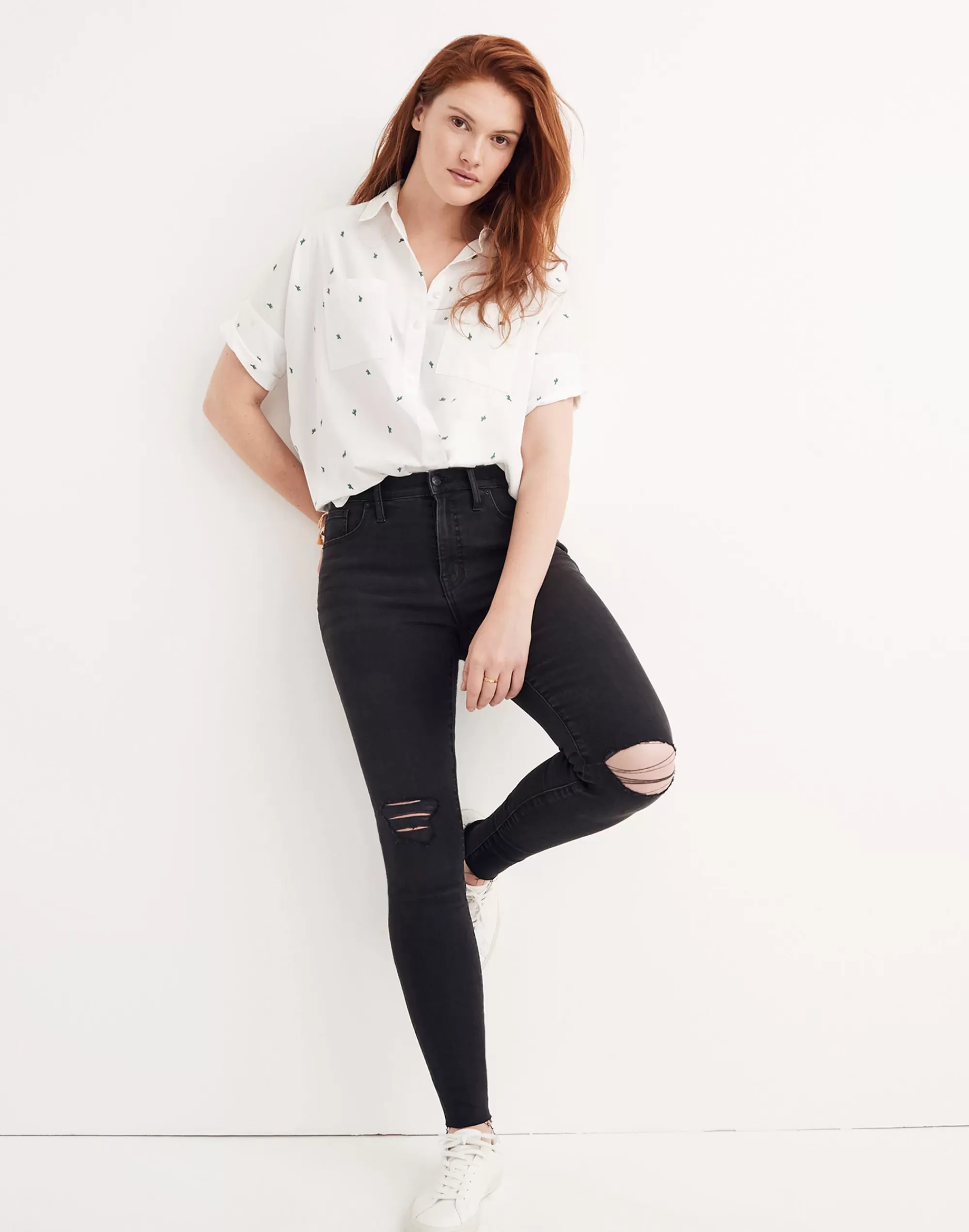 Madewell Jeans>Women's 9" Mid-Rise Skinny Jeans In | Black Sea