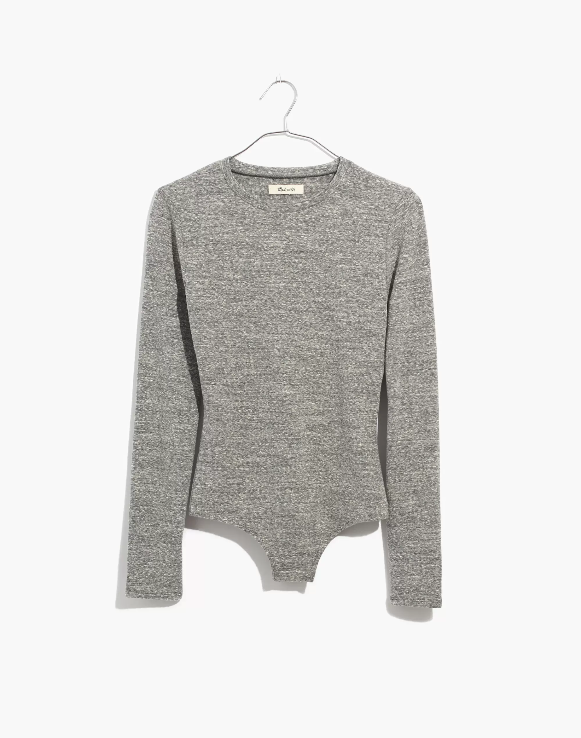 Madewell Tees>Women's Crewneck Bodysuit | Hthr Smoke