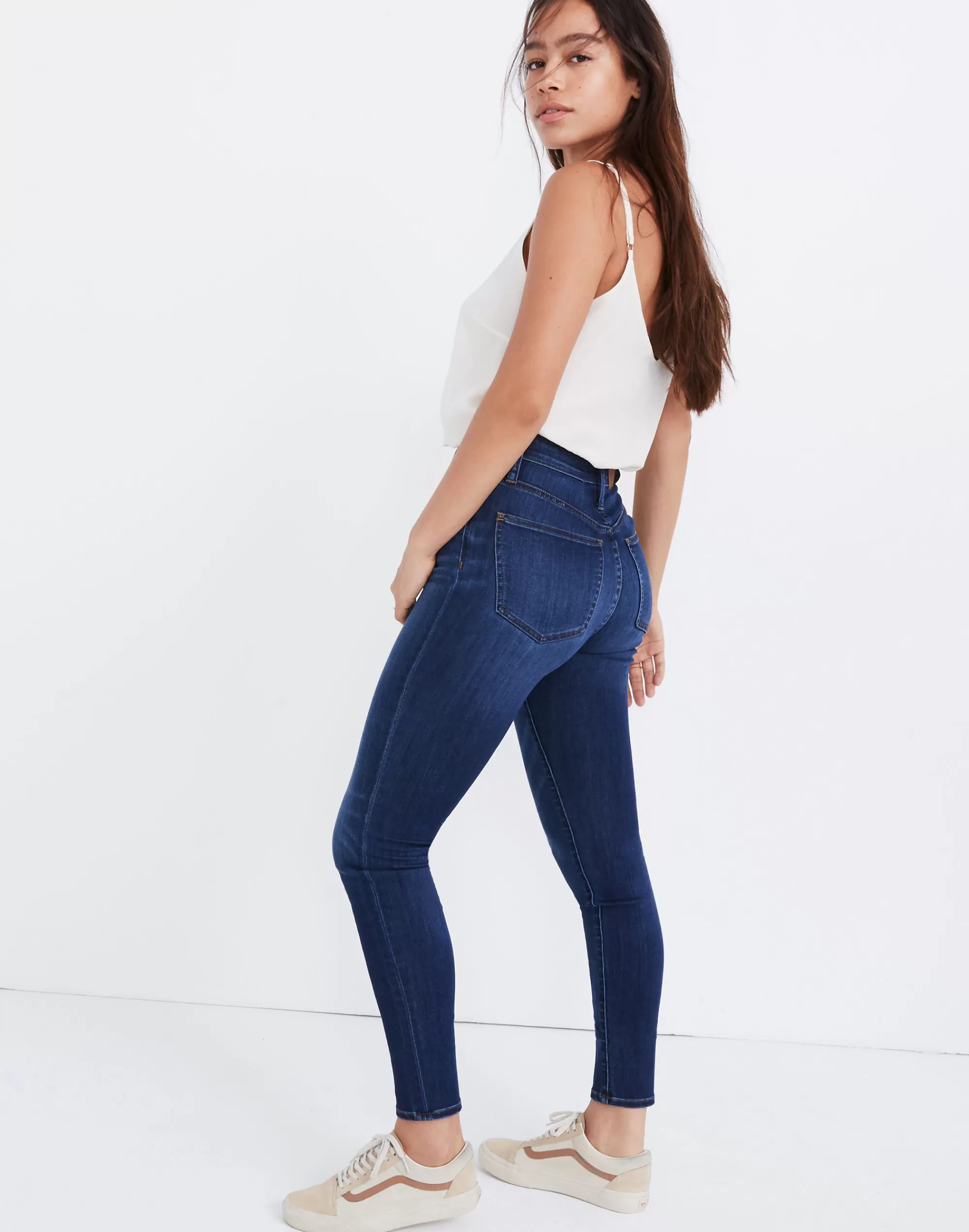 Madewell Skinny Jeans>Women's Curvy High-Rise Skinny Jeans In Wash | Danny