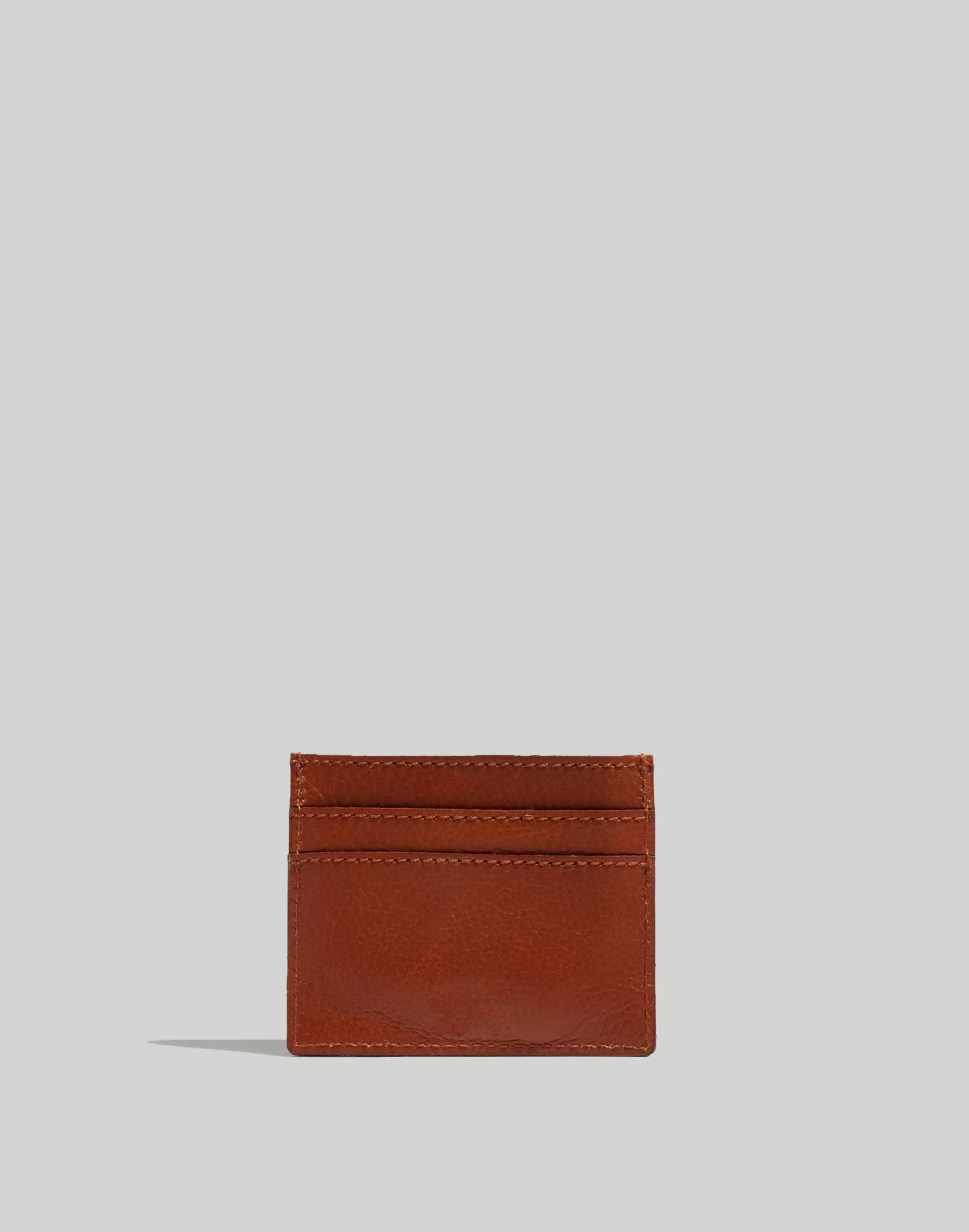 Madewell Leather Accessories>Women's Leather Card Case | English Saddle