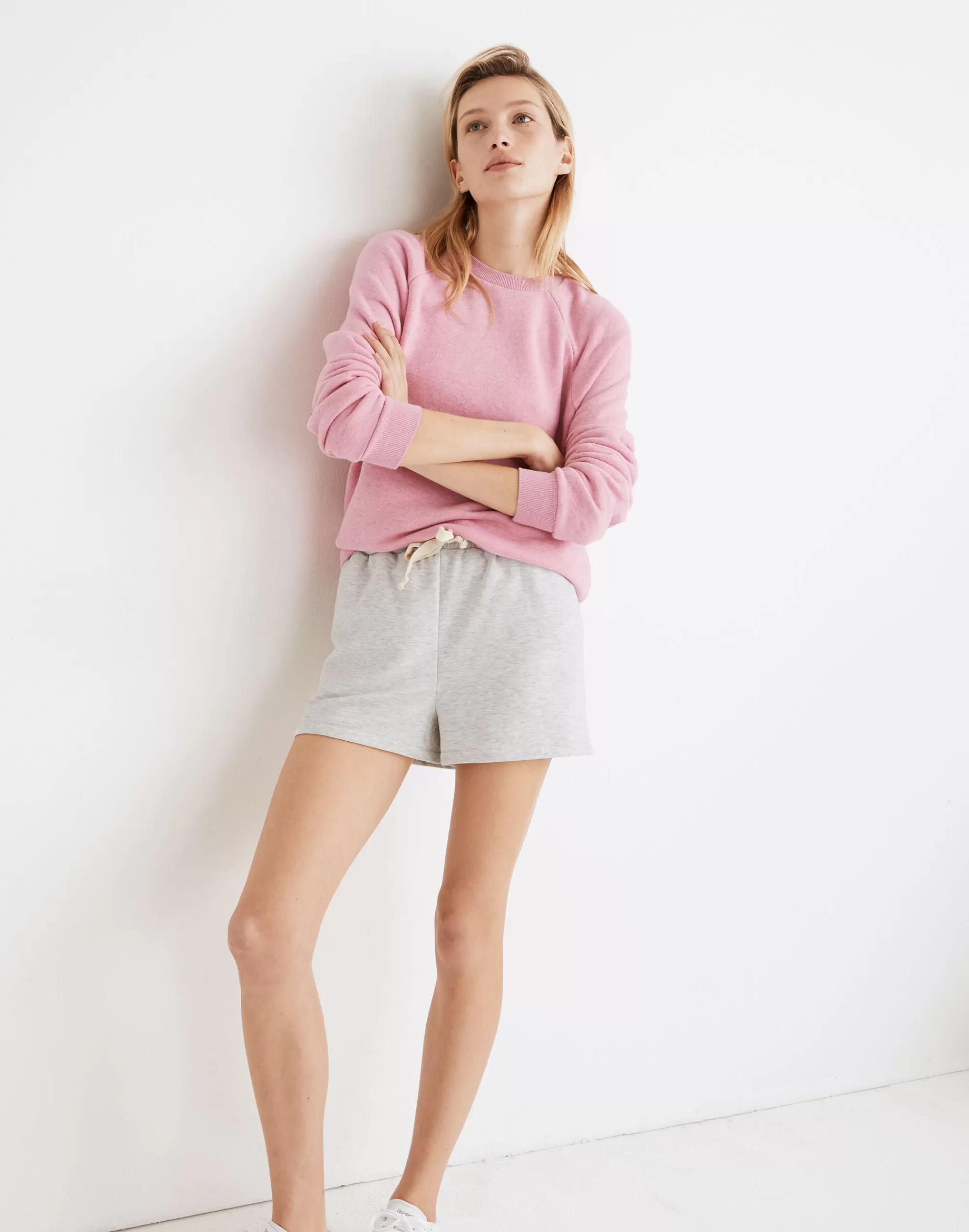 Madewell Shorts>Women's Mwl Superbrushed Sweatshorts | Icy Hthr