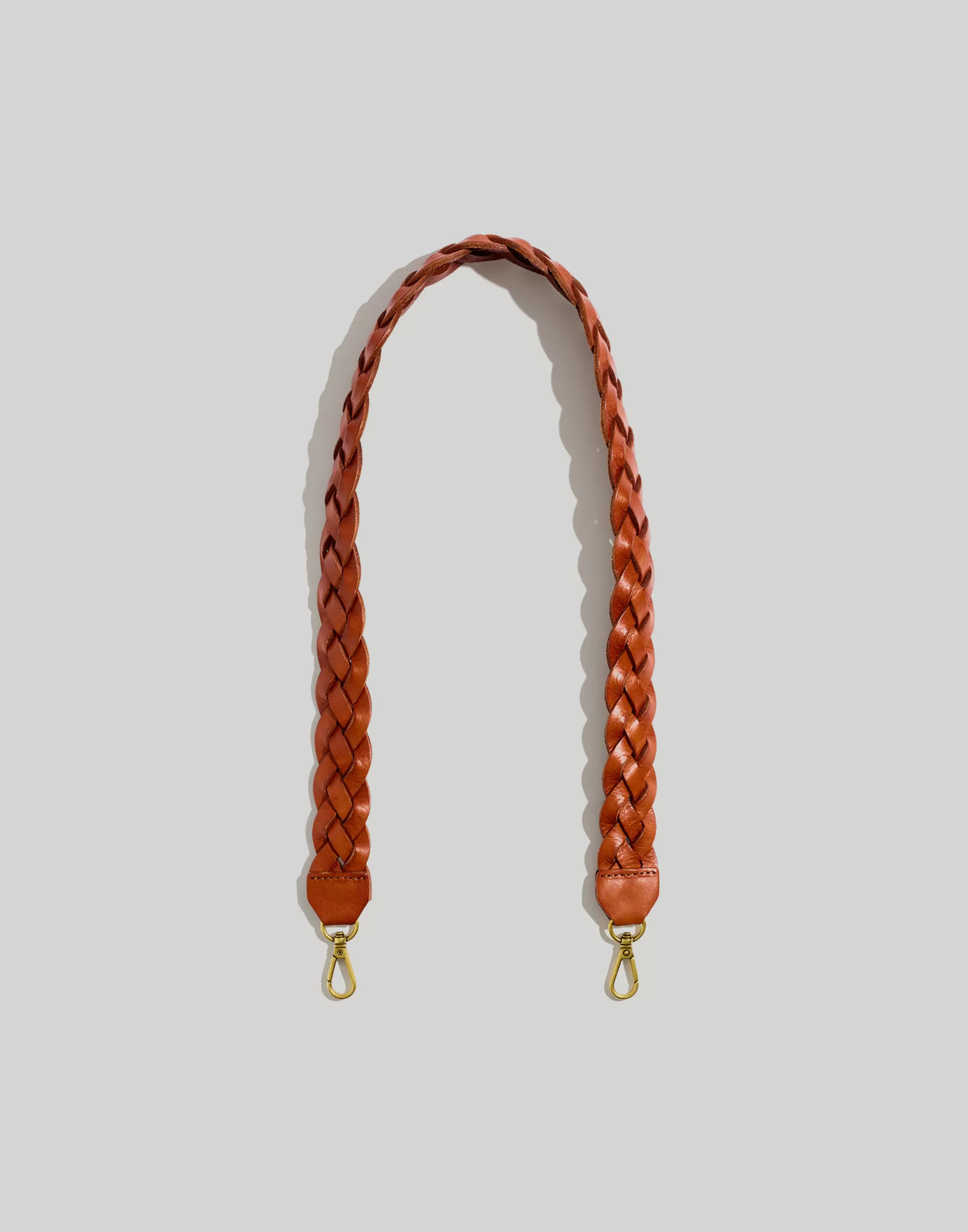 Madewell Leather Accessories>Women's Shoulder Bag Strap: Braided Leather | English Saddle