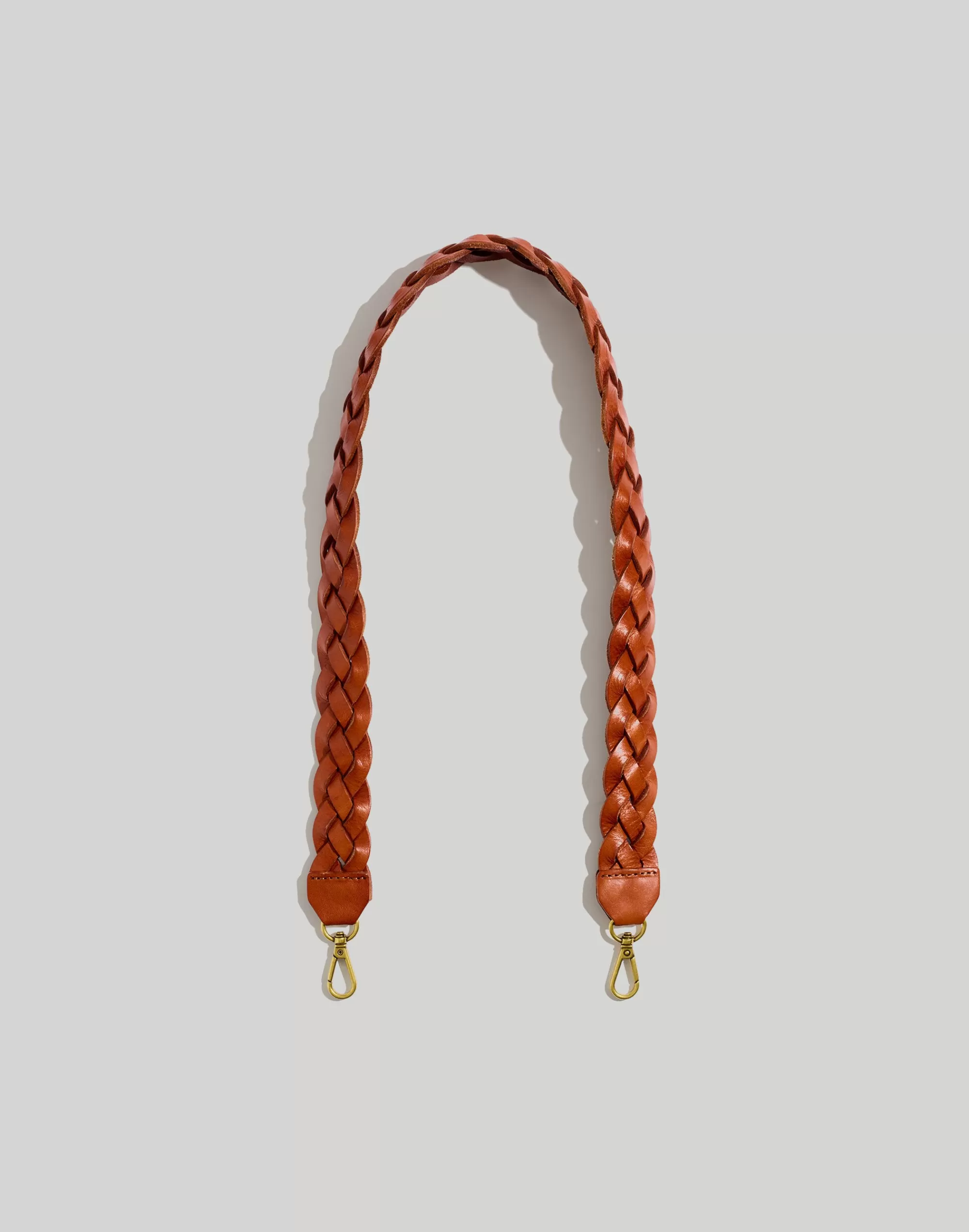 Madewell Bag Straps>Women's Shoulder Bag Strap: Braided Leather | English Saddle