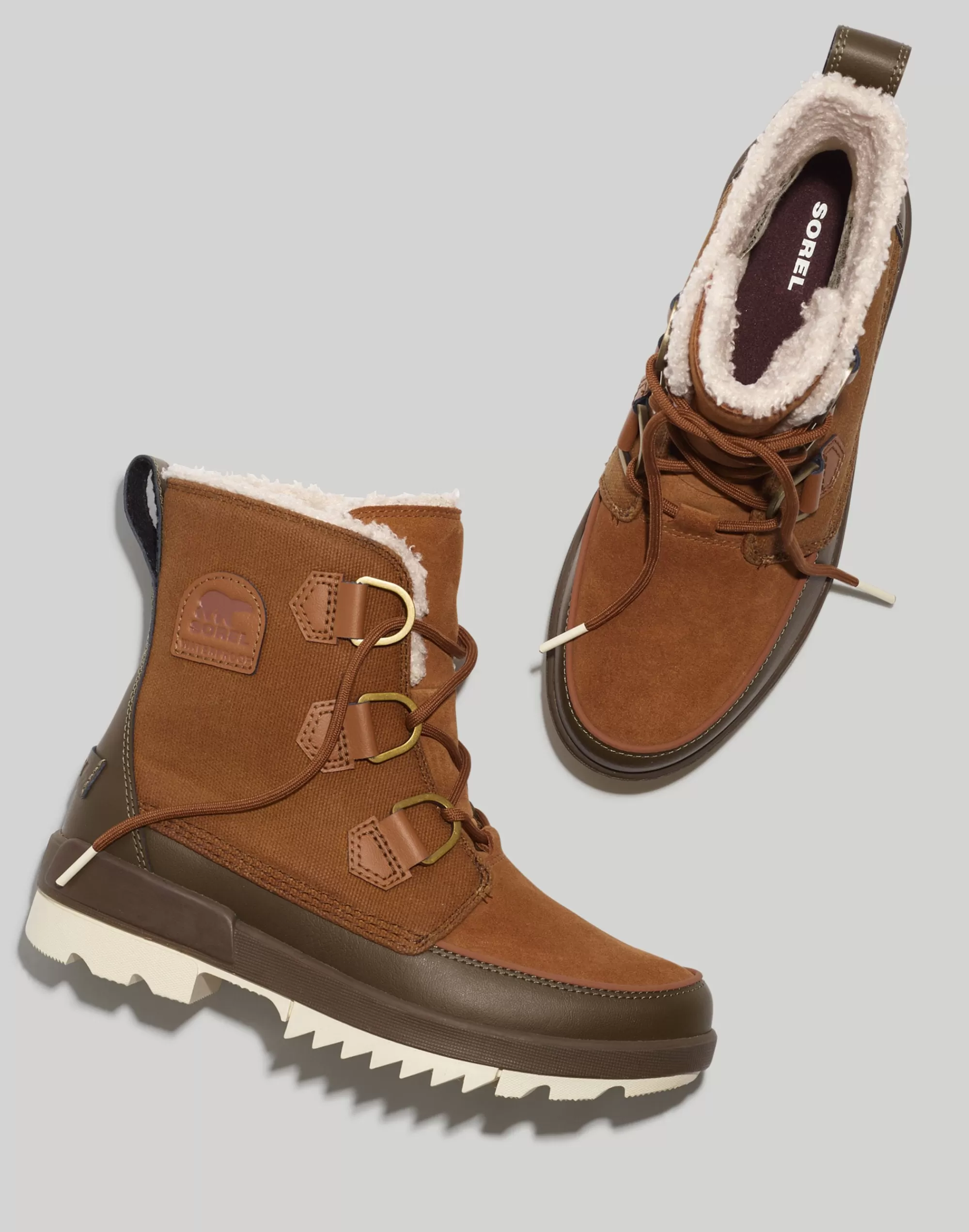 Madewell Boots>Women's Sorel® Tivoli Iv Waterproof Boots | Velvet Tan, Olive Green