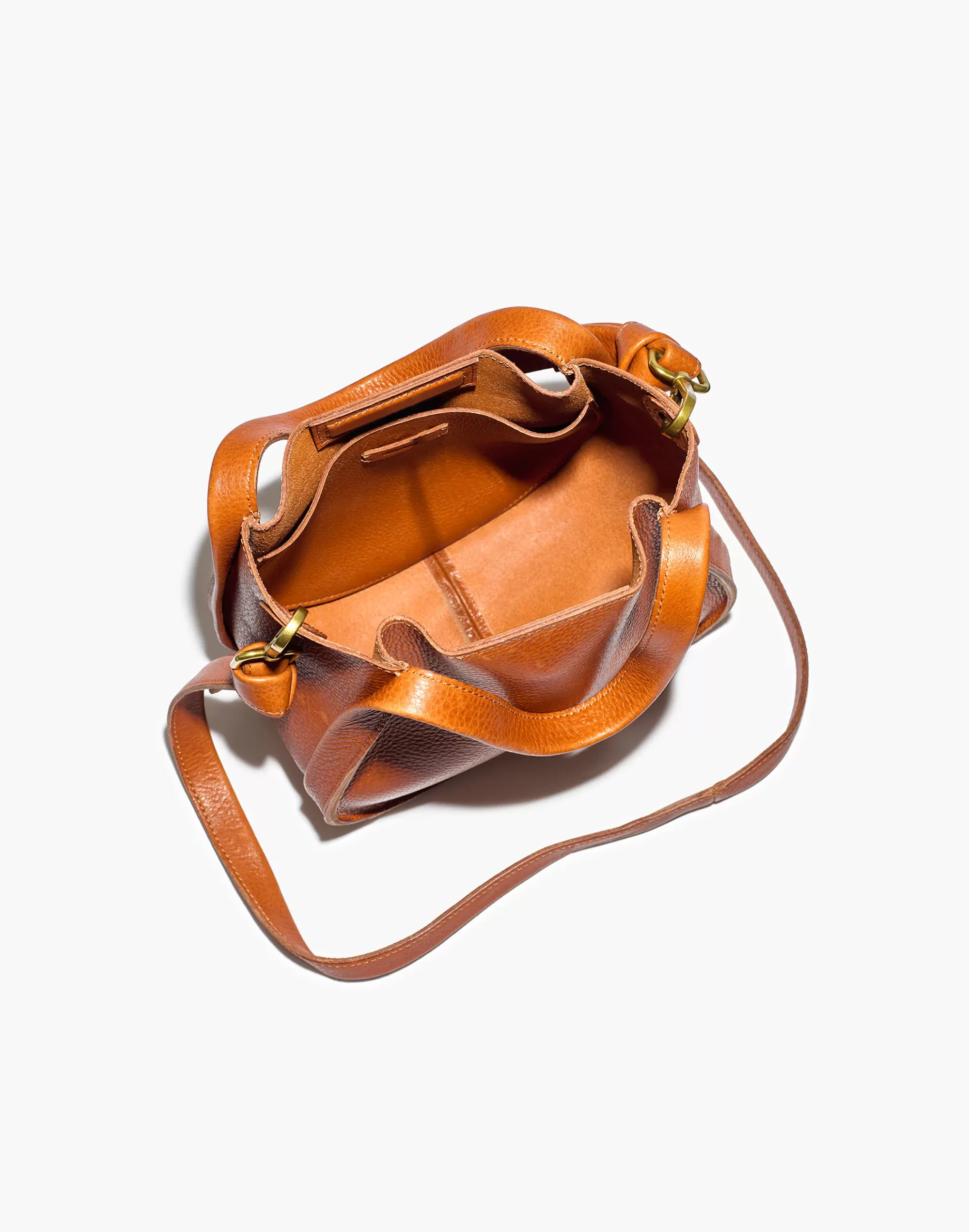 Madewell Crossbody Bags>Women's Sydney Leather Crossbody Bag | Burnished Caramel